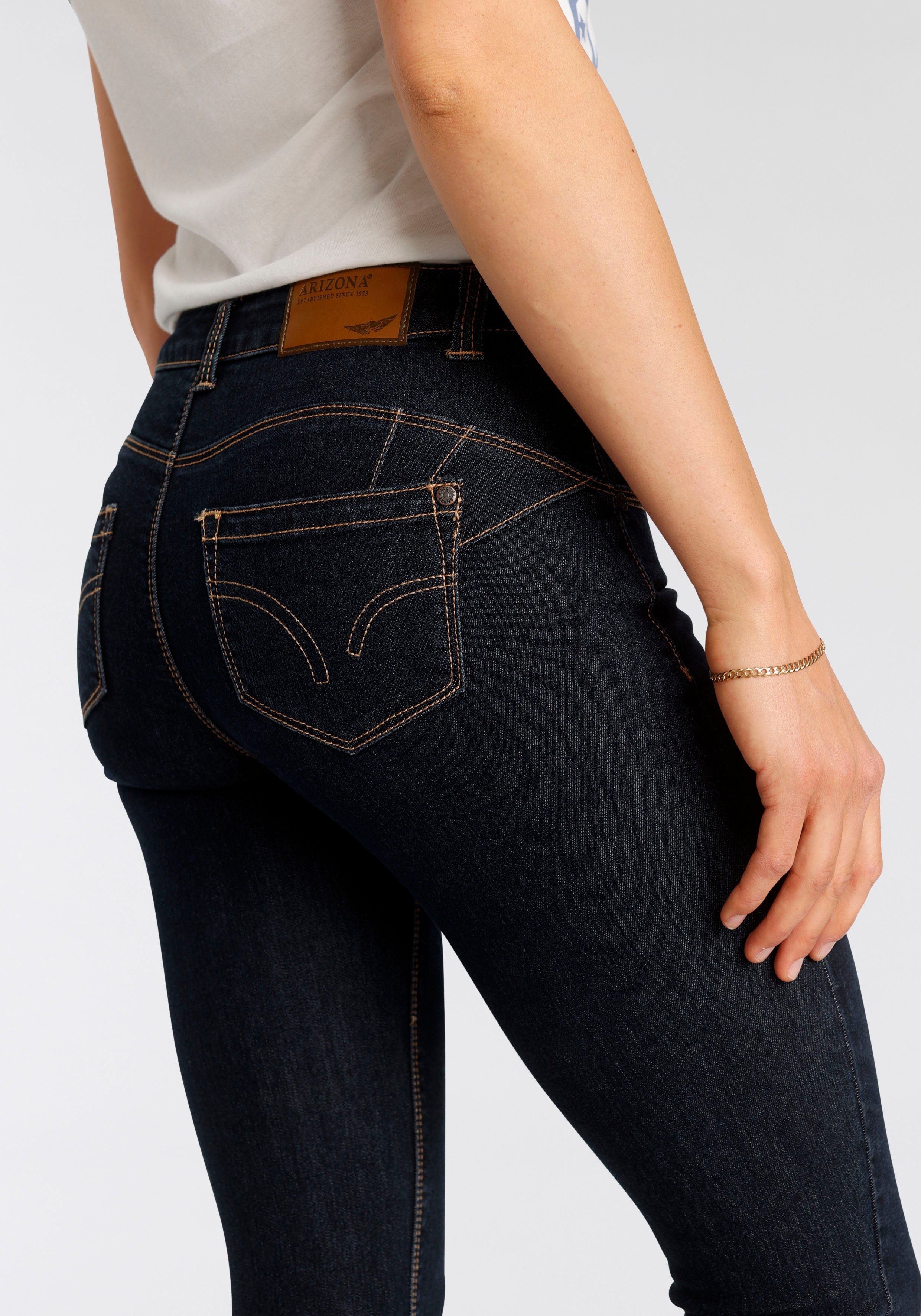Arizona Skinny fit jeans Shaping skinny pasvorm, normale taille, in stretchkwaliteit, used-look