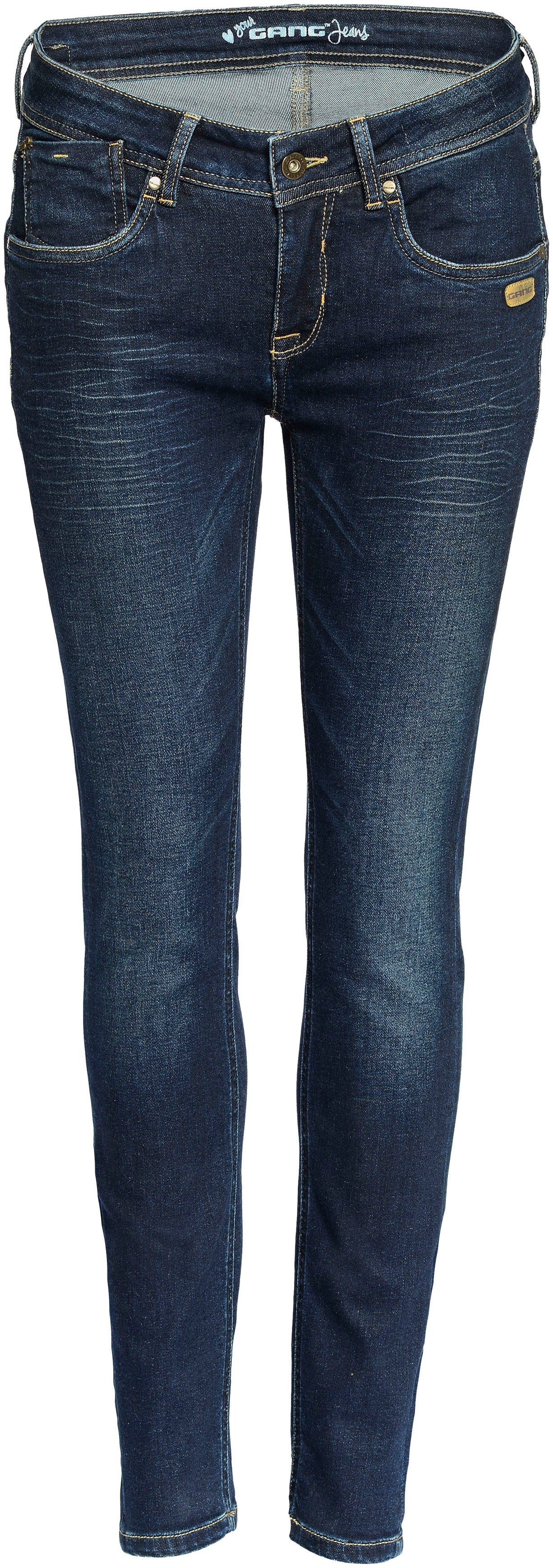 GANG Skinny fit jeans 94Faye in flanking-stijl