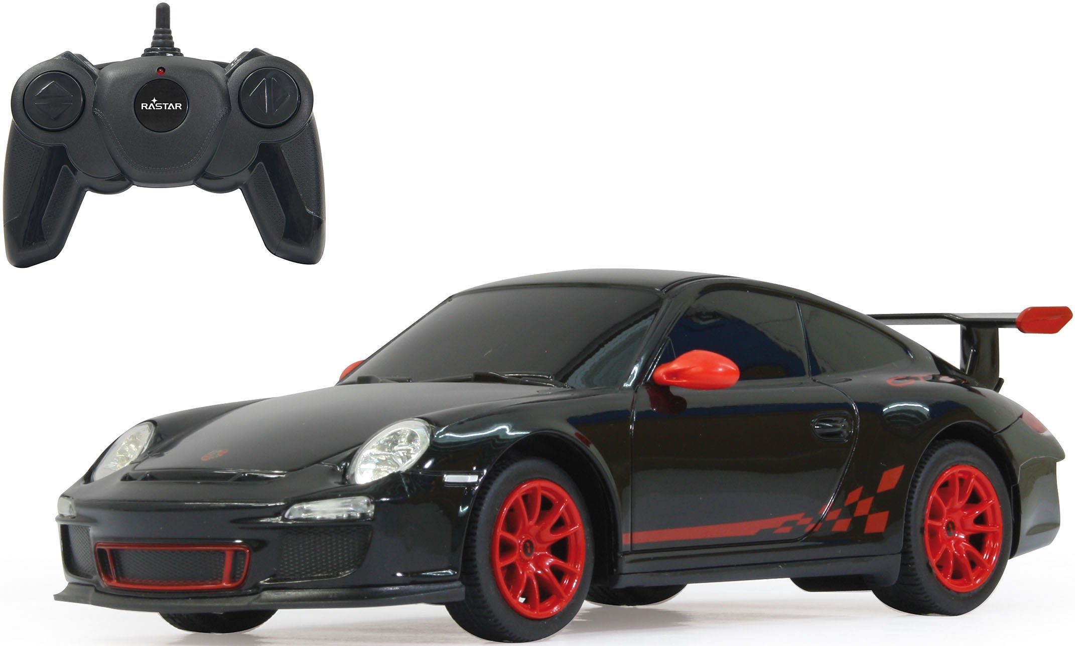 Jamara Radiografisch bestuurbare auto Porsche GT3 1:24 zwart
