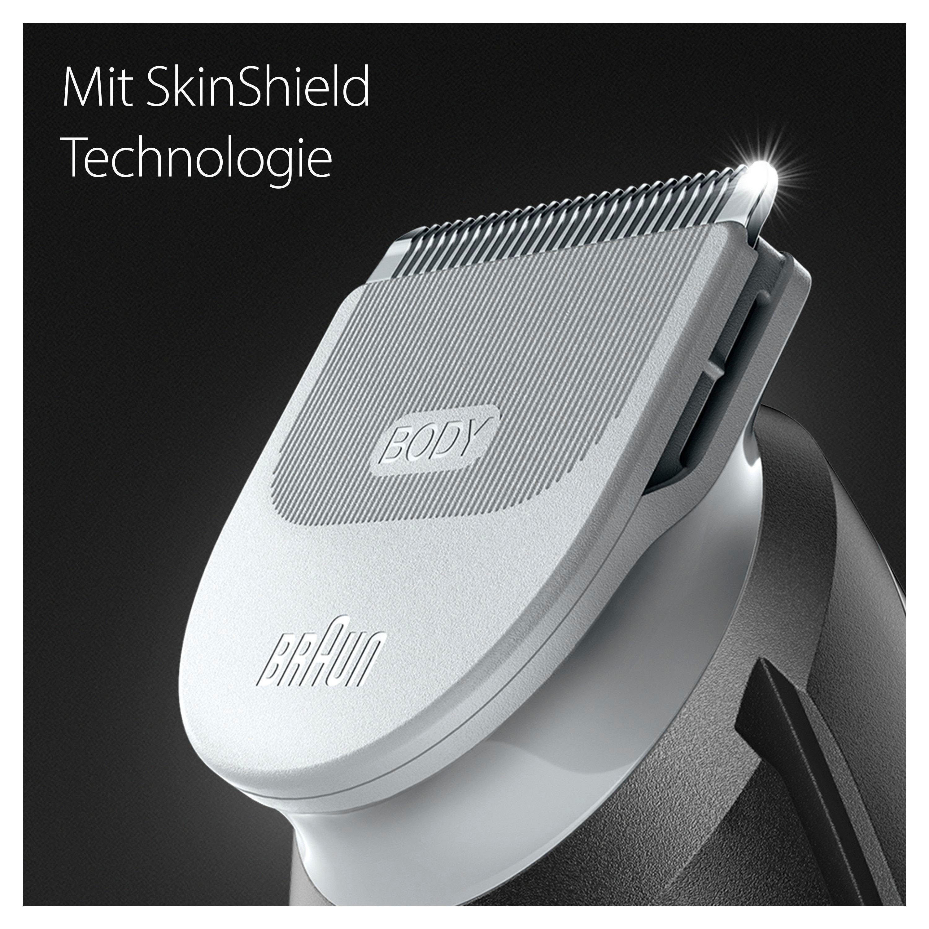 Braun Tondeuse Bodygroomer BG3340 SkinShield-technologie, nat afneembaar