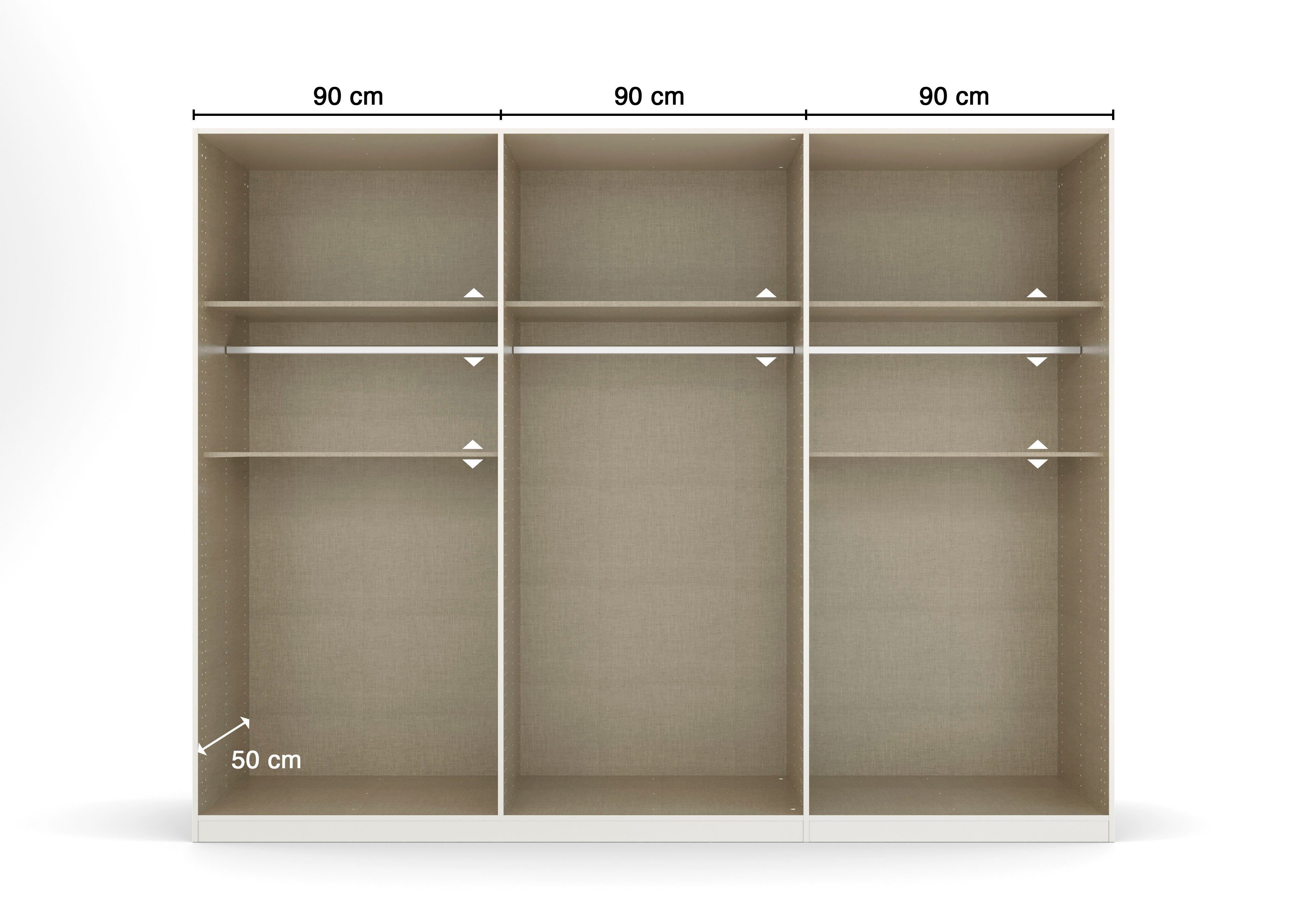 rauch Draaideurkast Kledingkast kast garderobe waskast TICAO met 2 ruime lades, veel opbergruimte made in germany