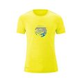 maier sports functioneel shirt myrdal sun licht t-shirt voor vrije tijd en sport geel
