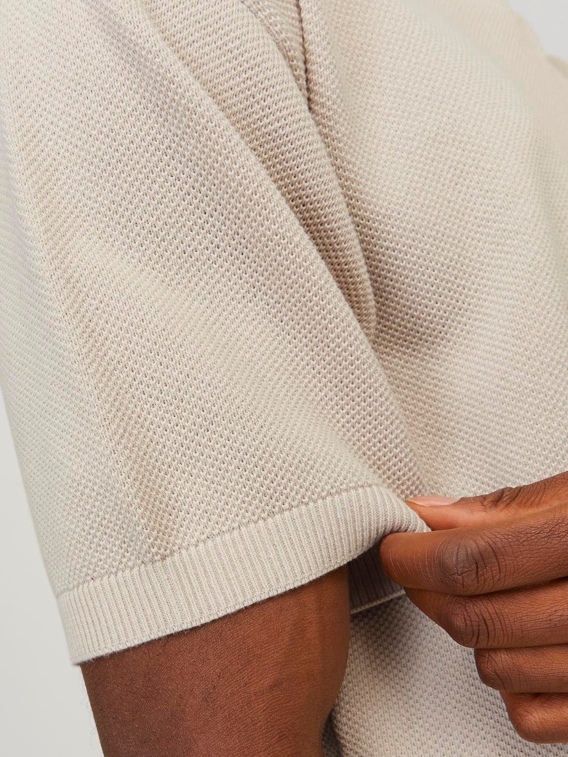 Jack & Jones Poloshirt JORLINEN BLEND KNIT SS POLO SN
