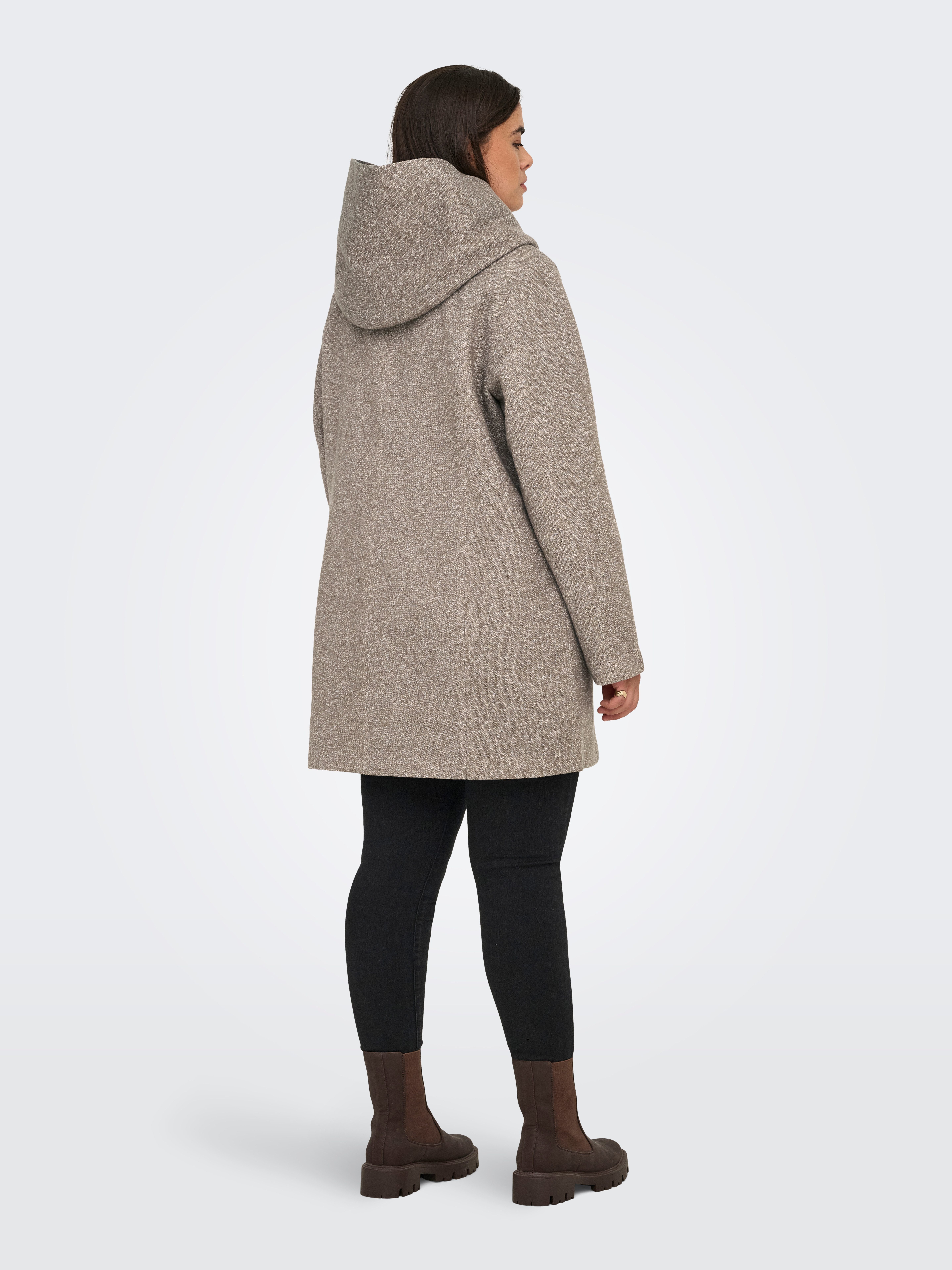 ONLY CARMAKOMA Korte jas CARSEDONA LIGHT COAT OTW NOOS