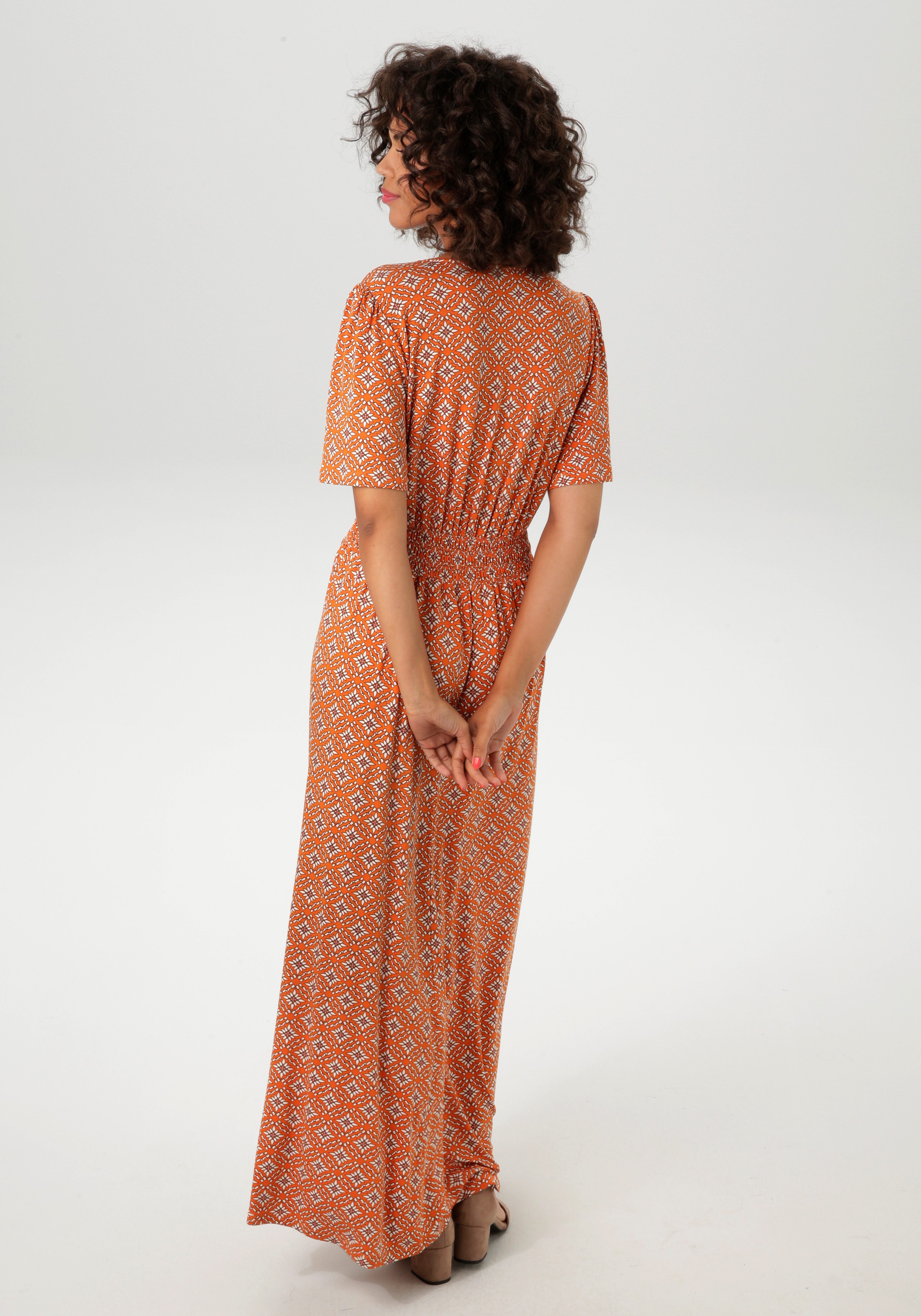 Aniston CASUAL Maxi-jurk met extravagante grafische patronen nieuwe collectie