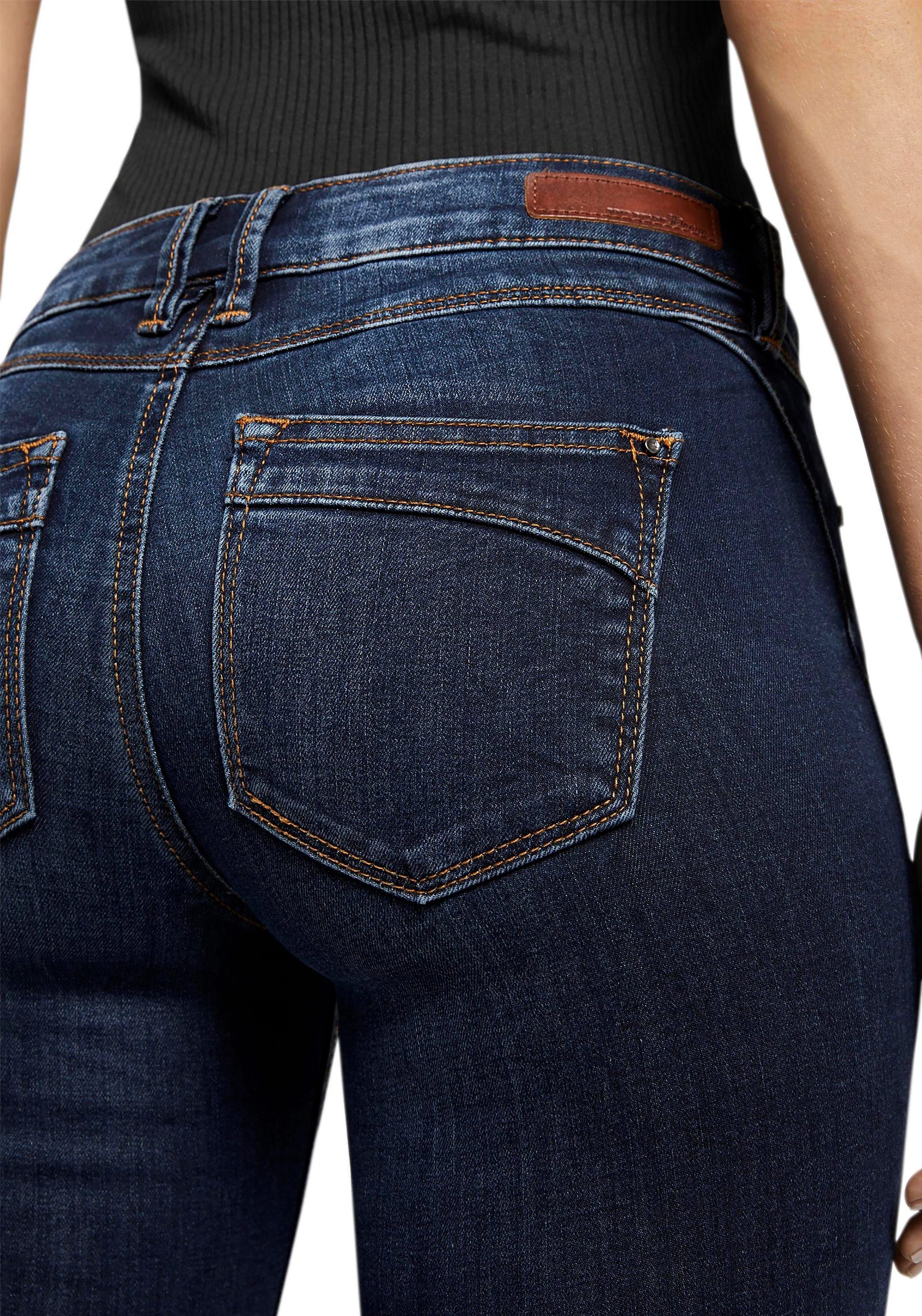Tom Tailor Denim Skinny fit jeans JONA met sterke wassing en whiskering