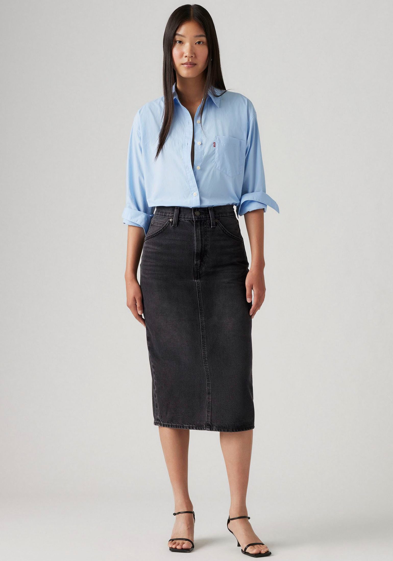 Levi's® Jeans rok HR BACK SLIT SKIR