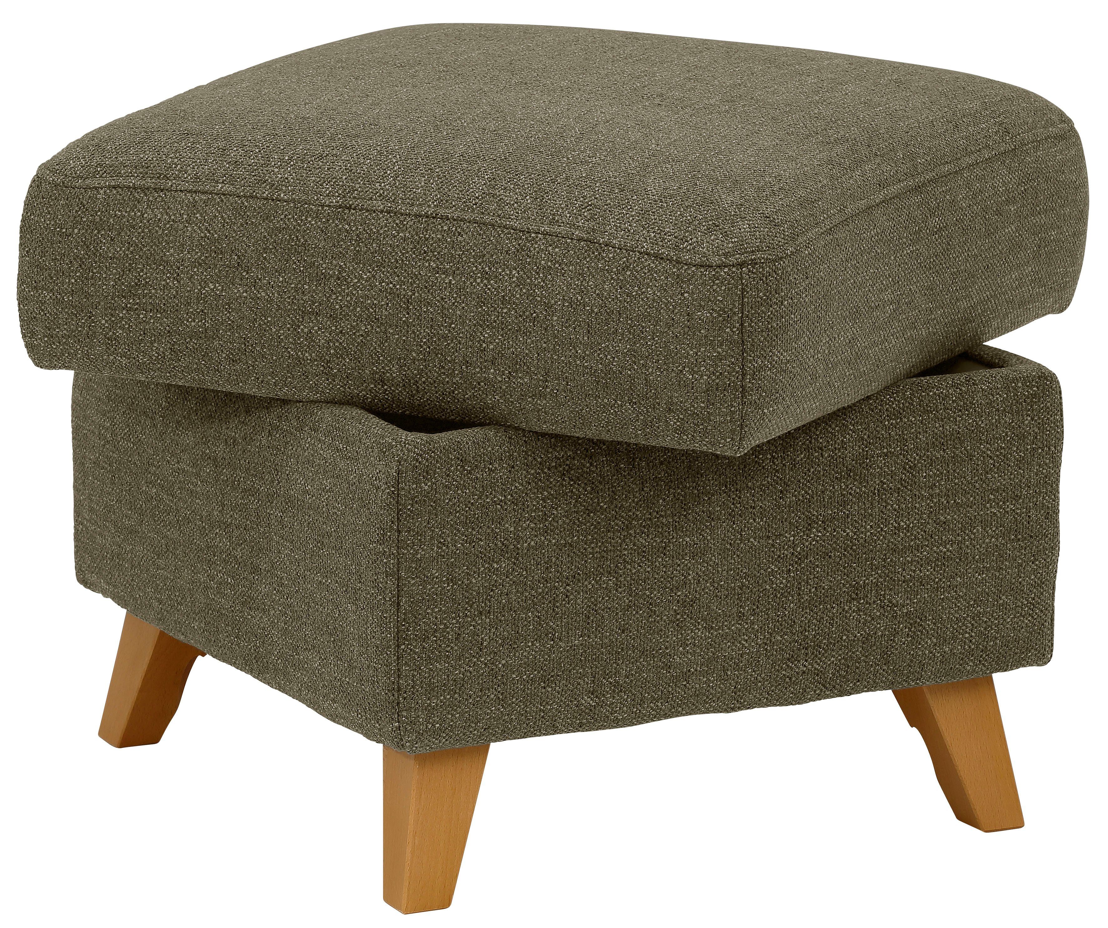 Home affaire Hocker met bergruimte Westerland in vele soorten bekleding en kleuren, ook in luxe-microvezel geïmpregneerd
