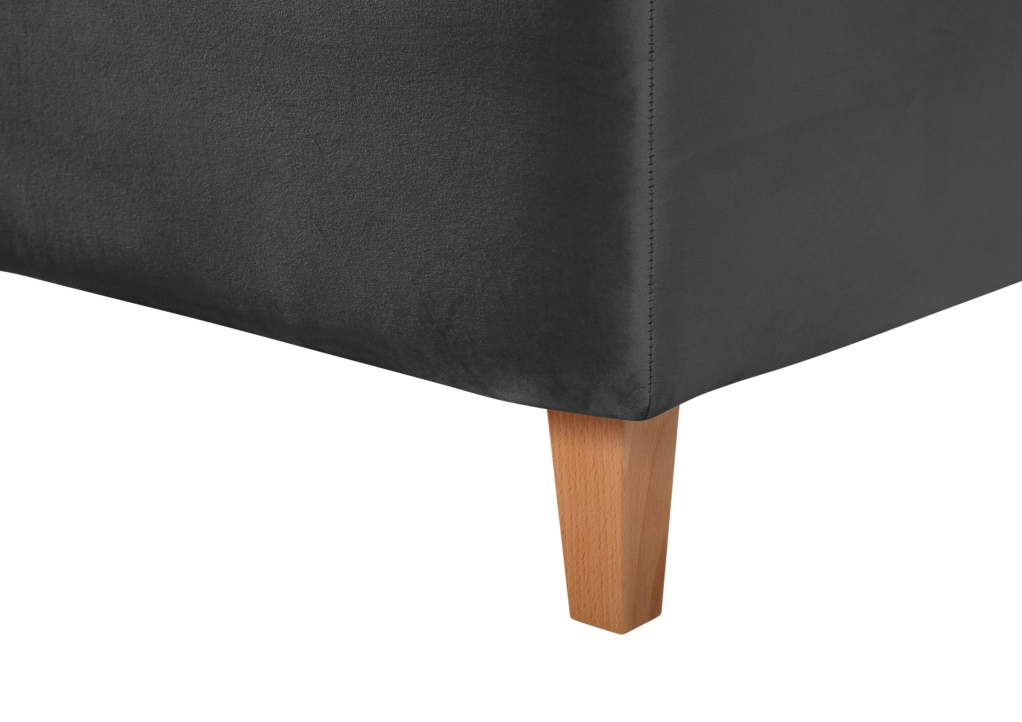 Guido Maria Kretschmer Home&Living Gestoffeerd bed Sunley 100 Kruisstiksel, hoofdbordhoogte 102 cm, zonder of met matras/lattenbodem