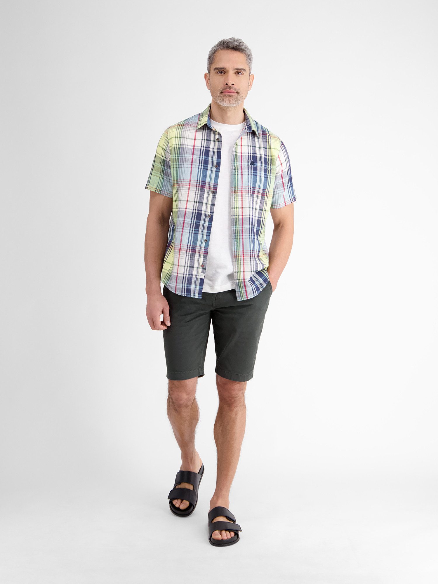 Lerros Bermuda LERROS chino bermuda met riem (set)