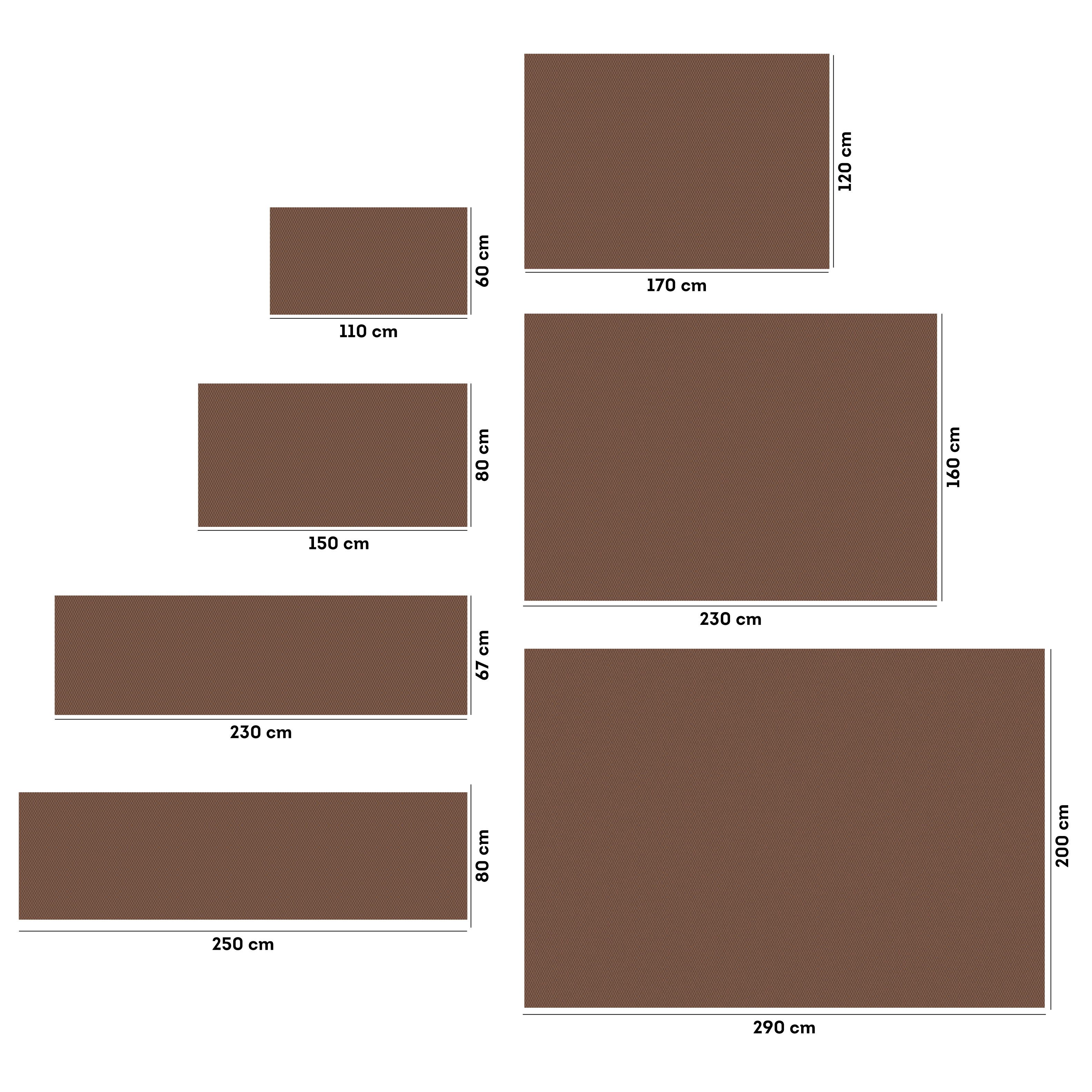 my home Vloerkleed Venetië is ook als loper verkrijgbaar Geschikt voor binnen en buiten, sisal-look, weerbestendig & uv-bestendig
