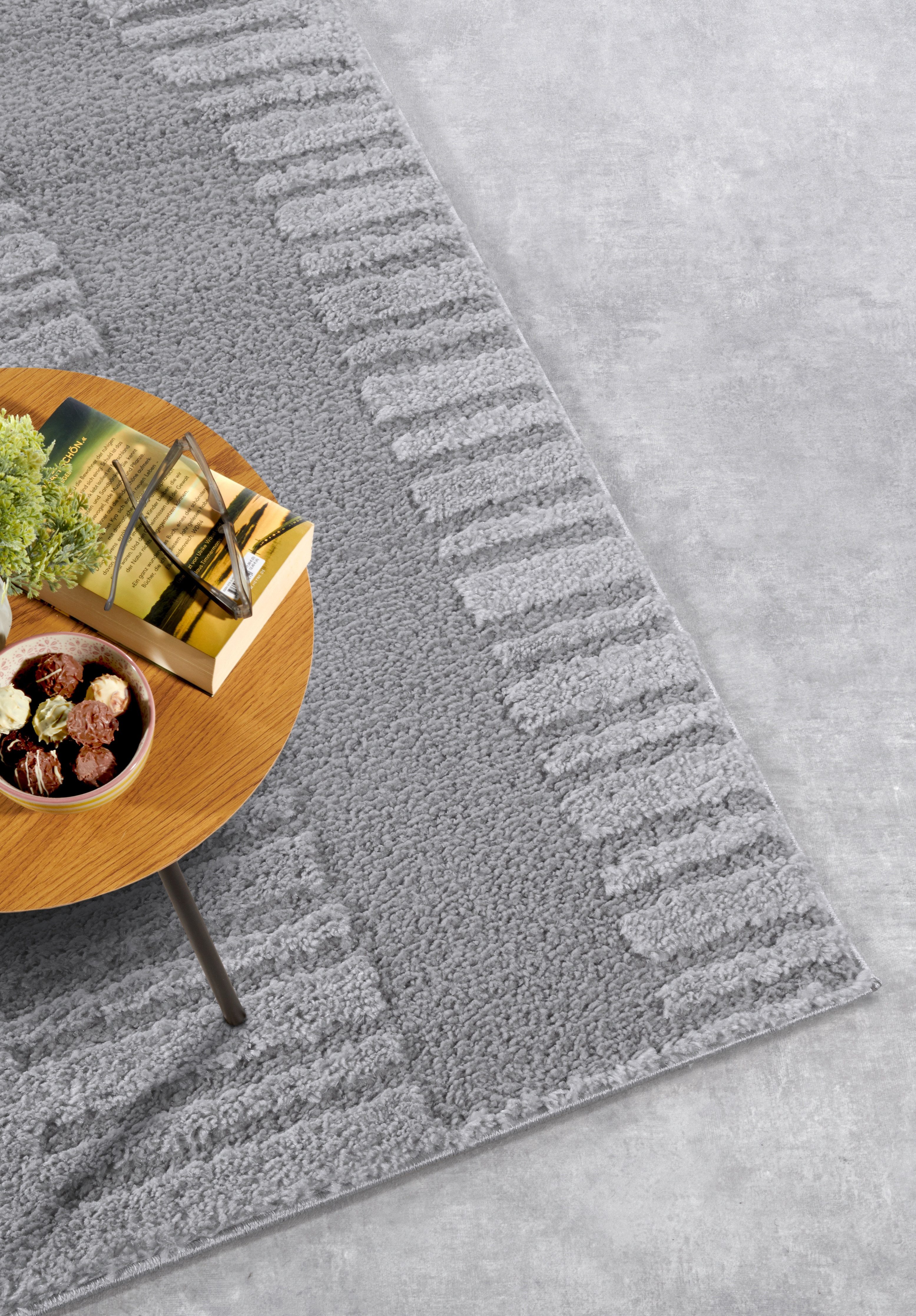 ELLE DECORATION Design-vloerkleed Bartoux Hoogpolig, shaggy, loper, zacht, langpolig, modern, hoog-laag effect