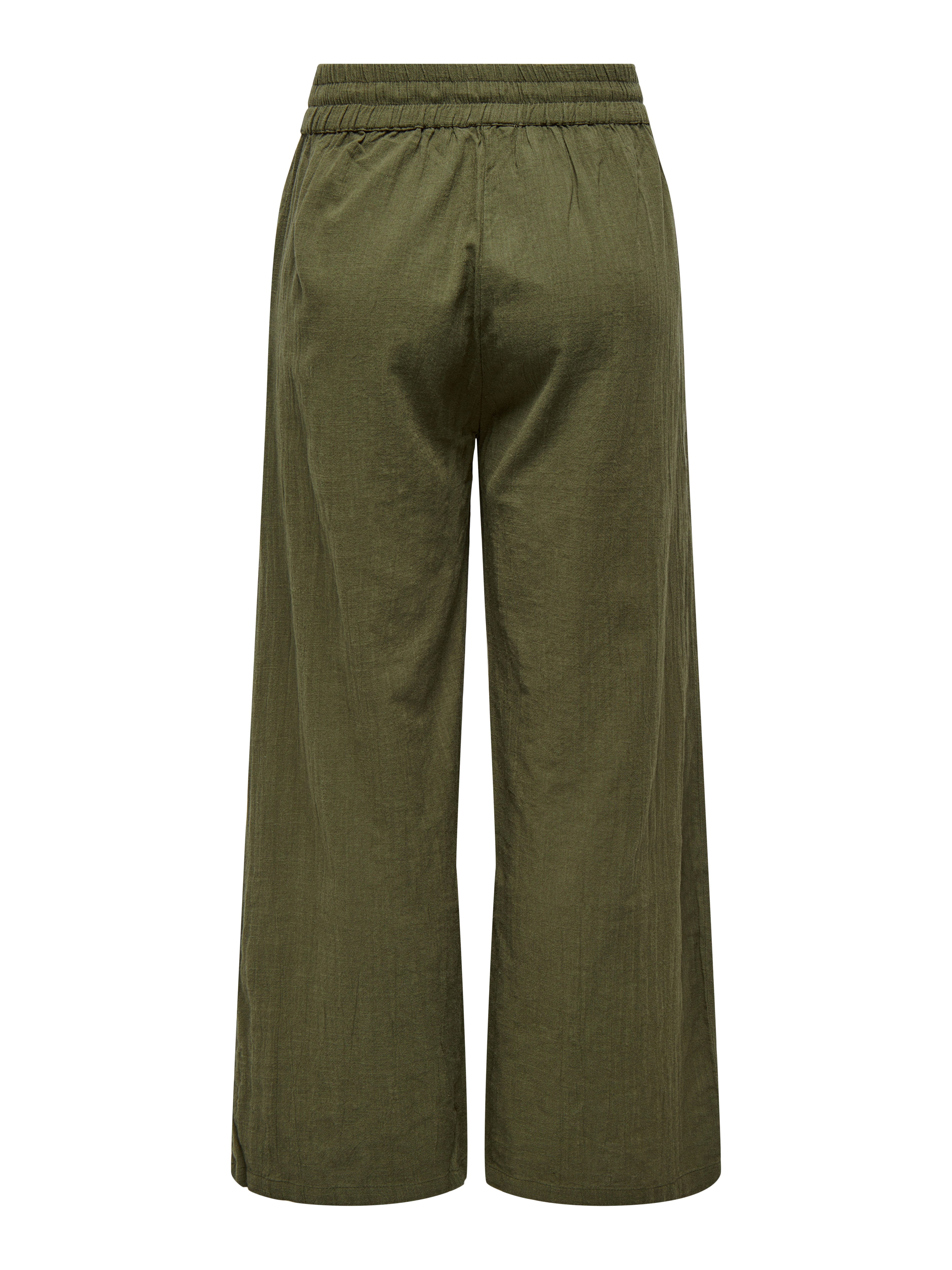 Only Comfortbroek ONLTIZANA COTTON LOOSE PANTS WVN
