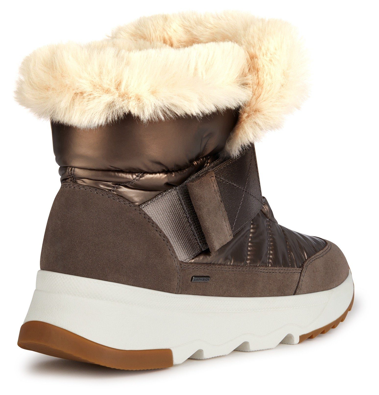 Geox Winterlaarzen D FALENA B ABX , snow, winter, sleehak, instapschoen in tex-uitvoering