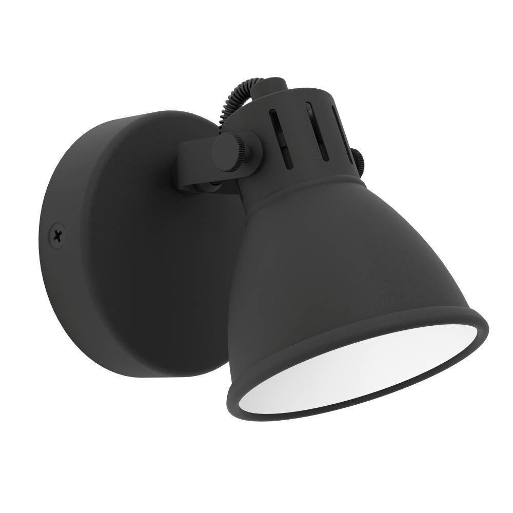 EGLO Led-wandlamp SERAS wandlamp, plafondspot, spot, ganglamp, zwart, wit