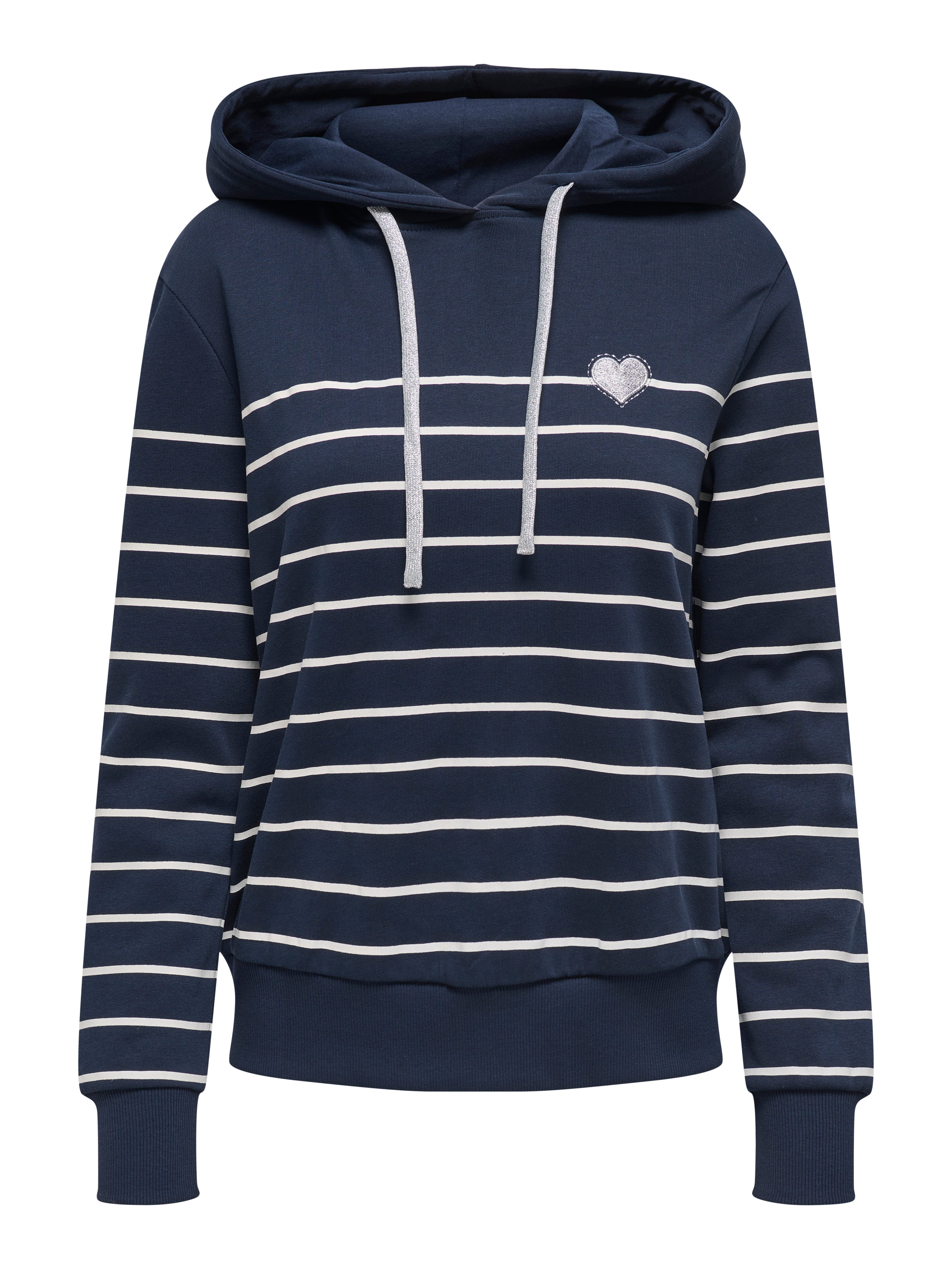 Only Hoodie ONLADELLE L/S STRIPE HOOD SWT