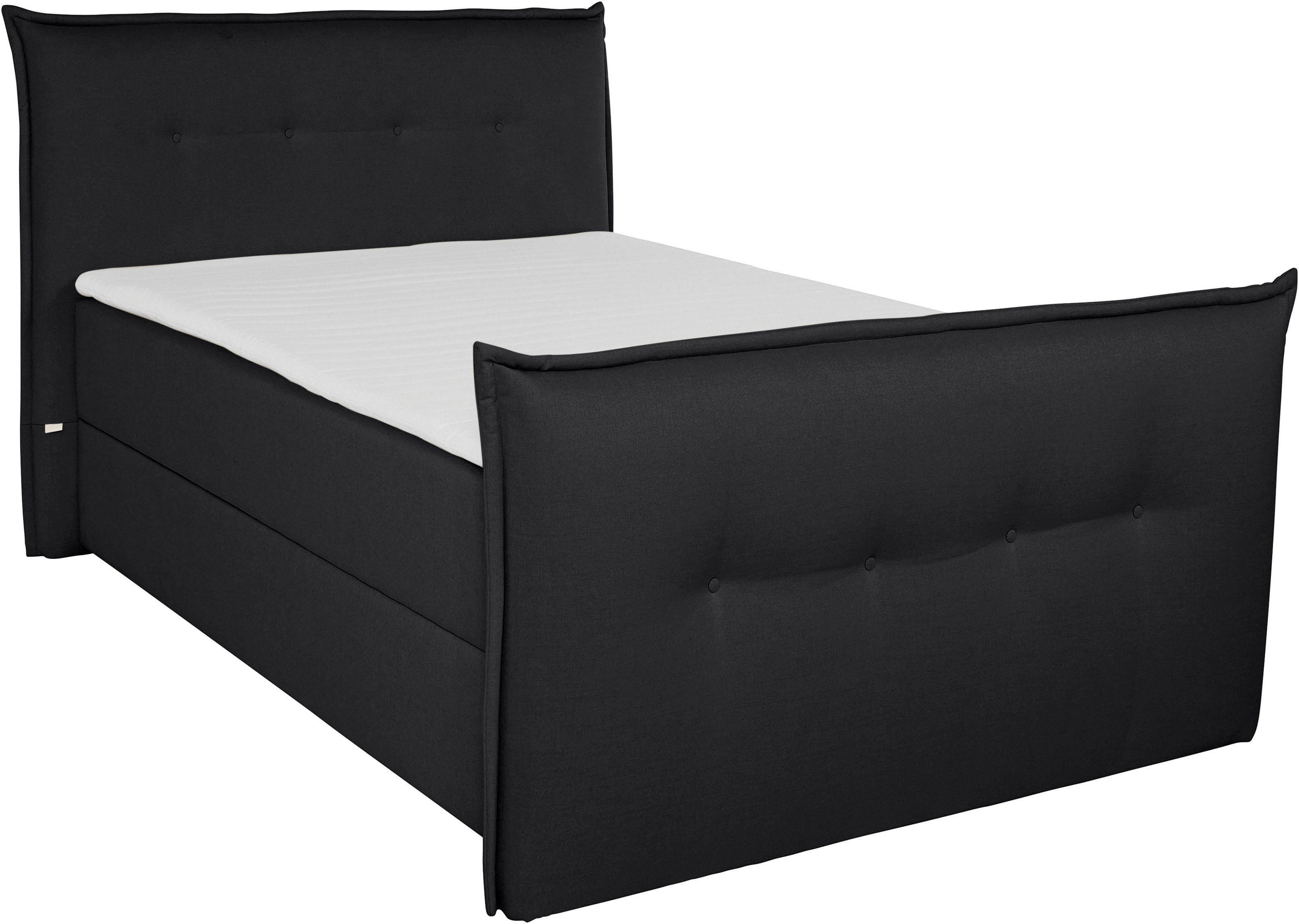andas Boxspring Lichtgewicht inclusief voetbord, bedkist & topmatras, in 4 breedten en 2 hardheden