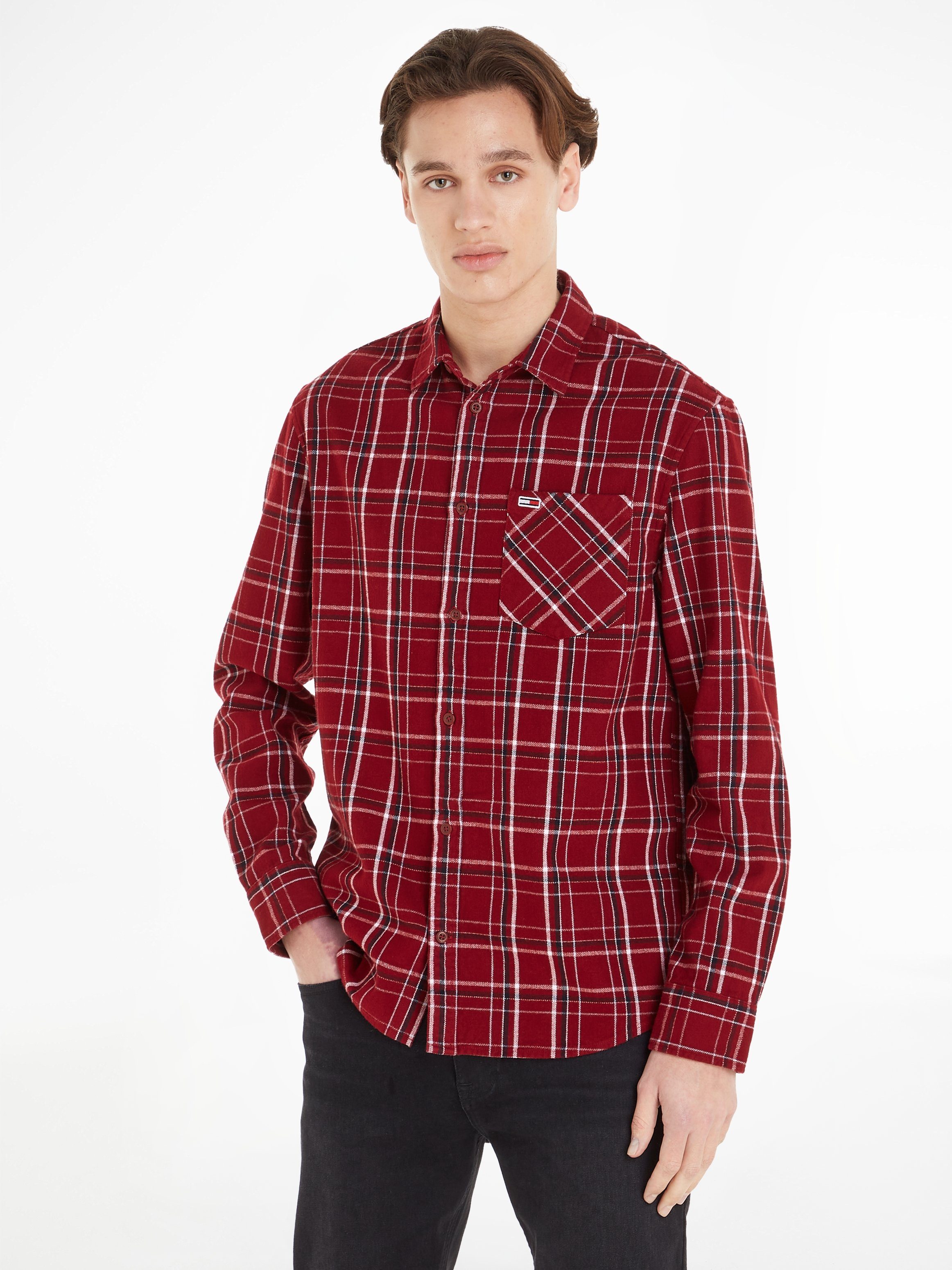 TOMMY JEANS Geruit overhemd TJM CLSC CHECK POCKET SHIRT