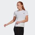 adidas t-shirt aeroready designed 2 move sport 3-strepen wit