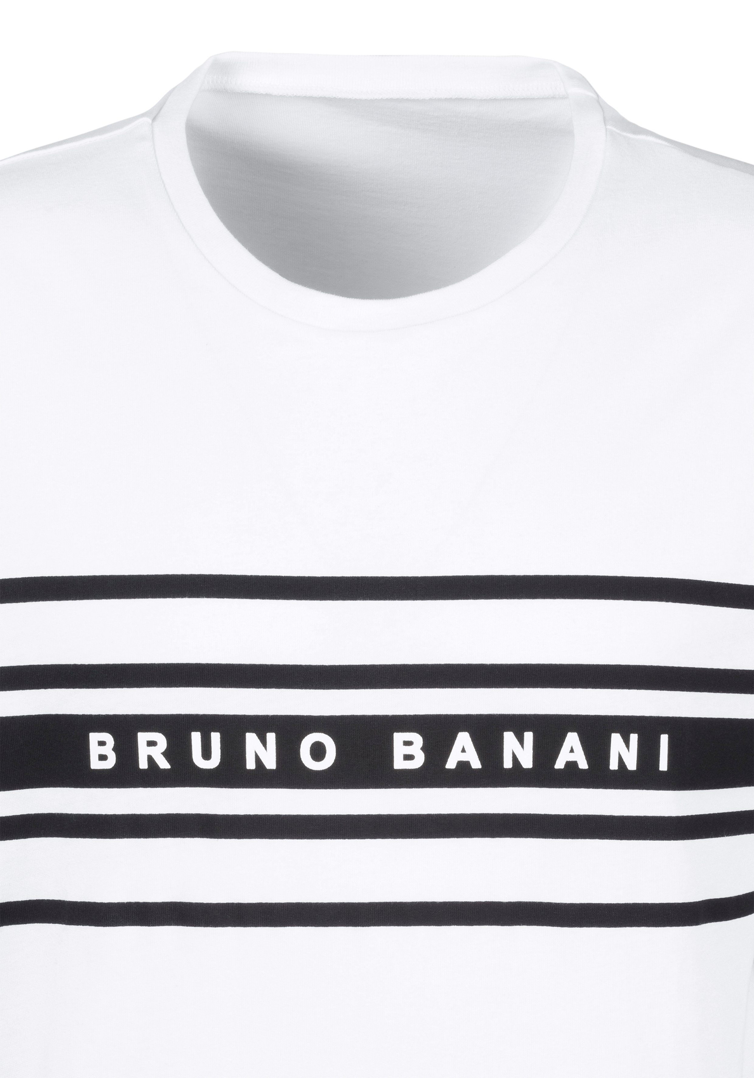 Bruno Banani Pyjama Pyjama met logo-print (2-delig, 1 stuk)