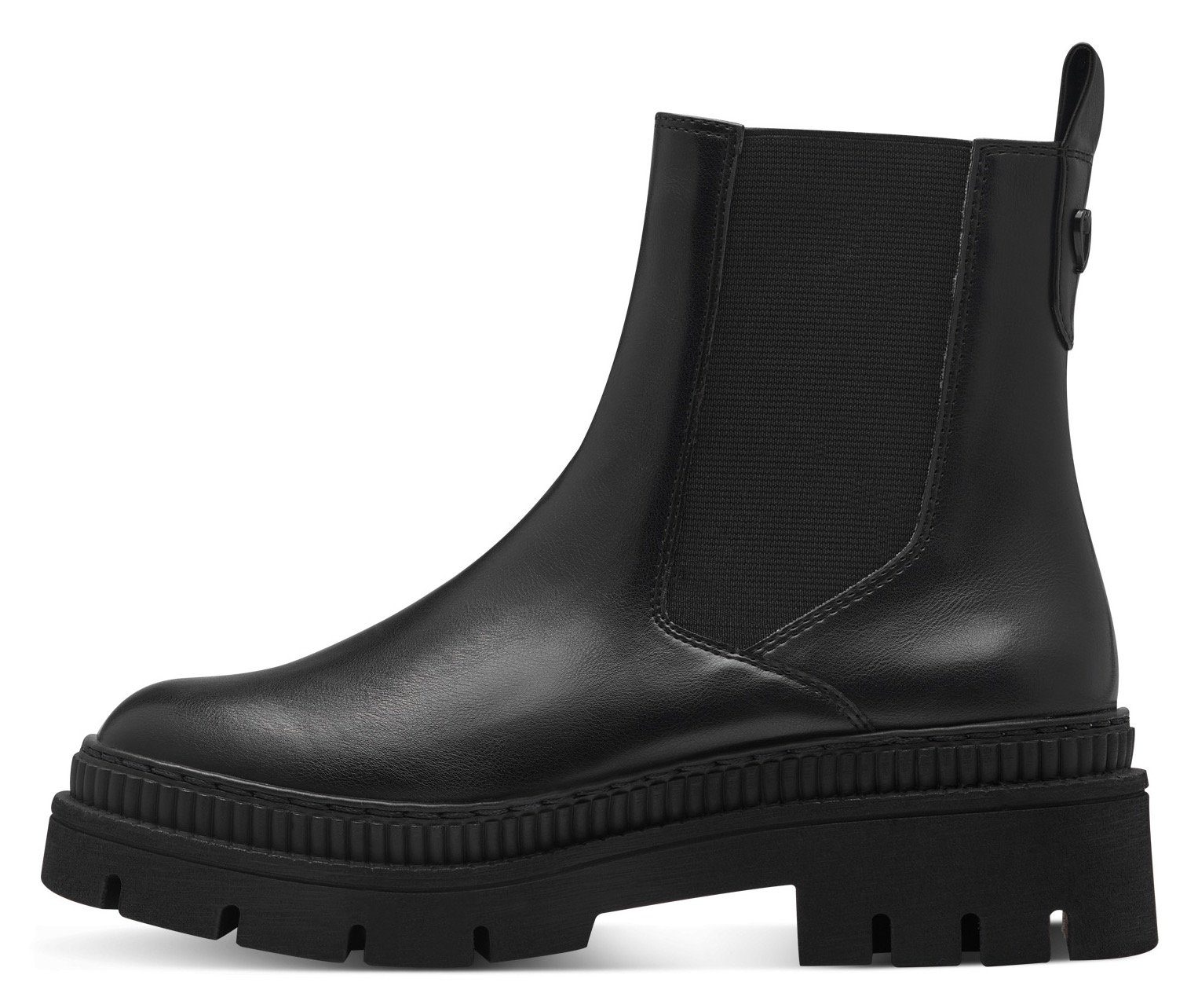 Marco Tozzi Chelsea-boots , blokhak, enkellaarsje, instapboots met feel me-uitrusting