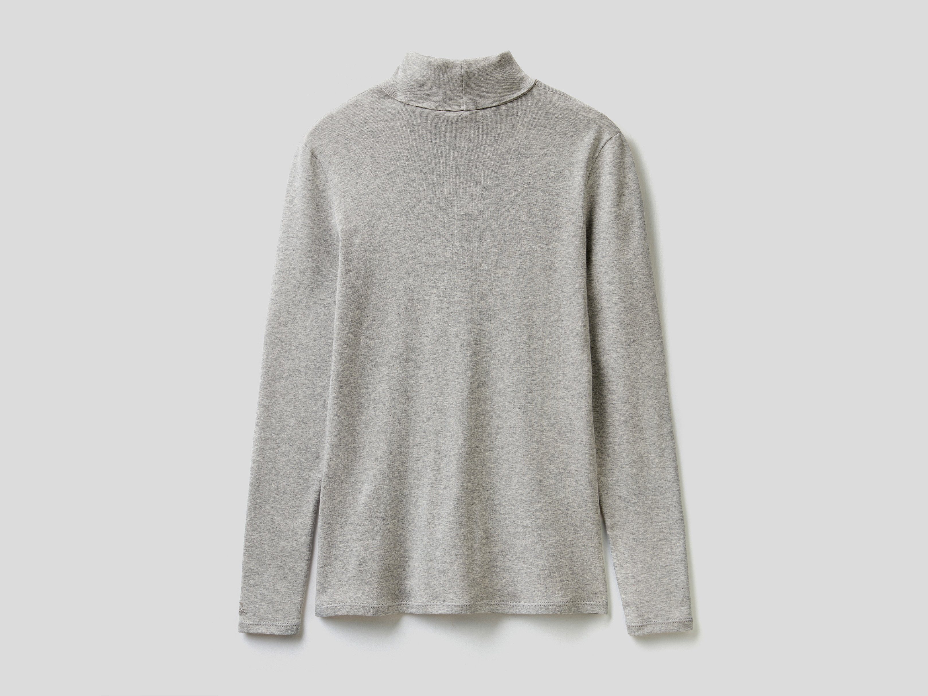 United Colors of Benetton Colshirt met merklabel