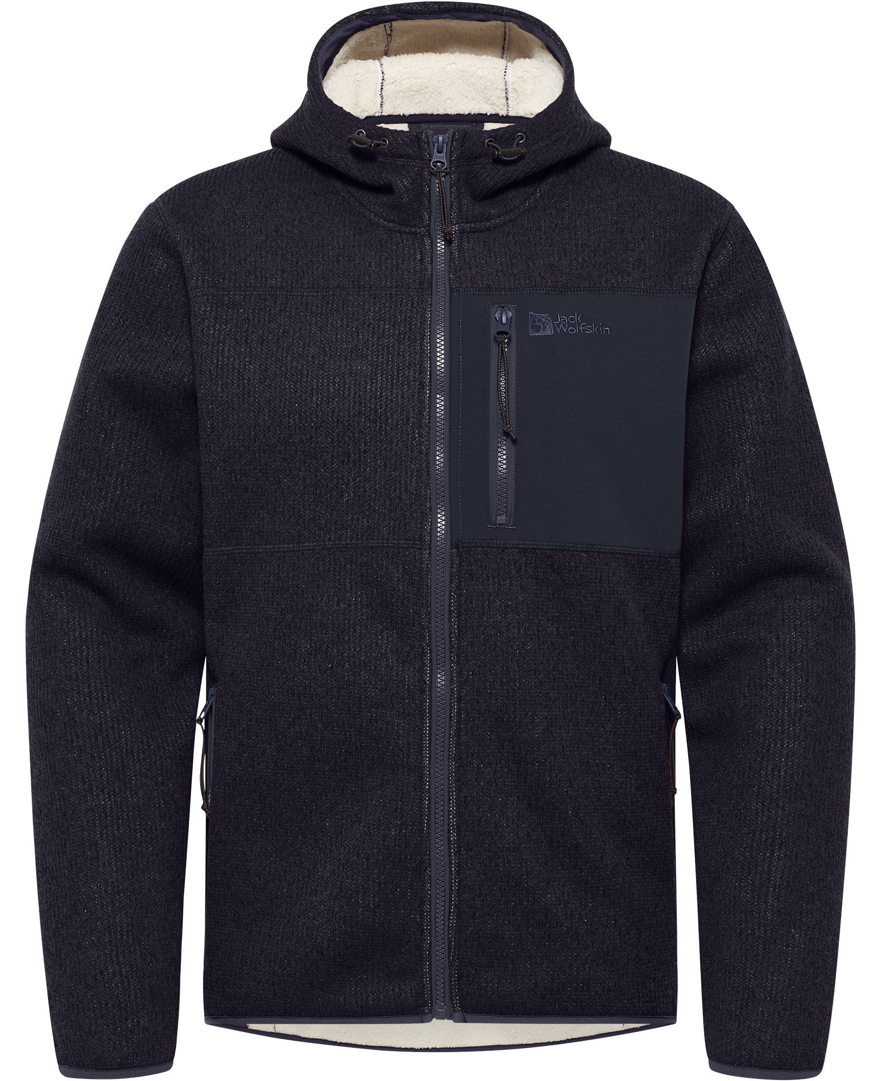 Jack Wolfskin Gebreid fleecejack Haardvuur