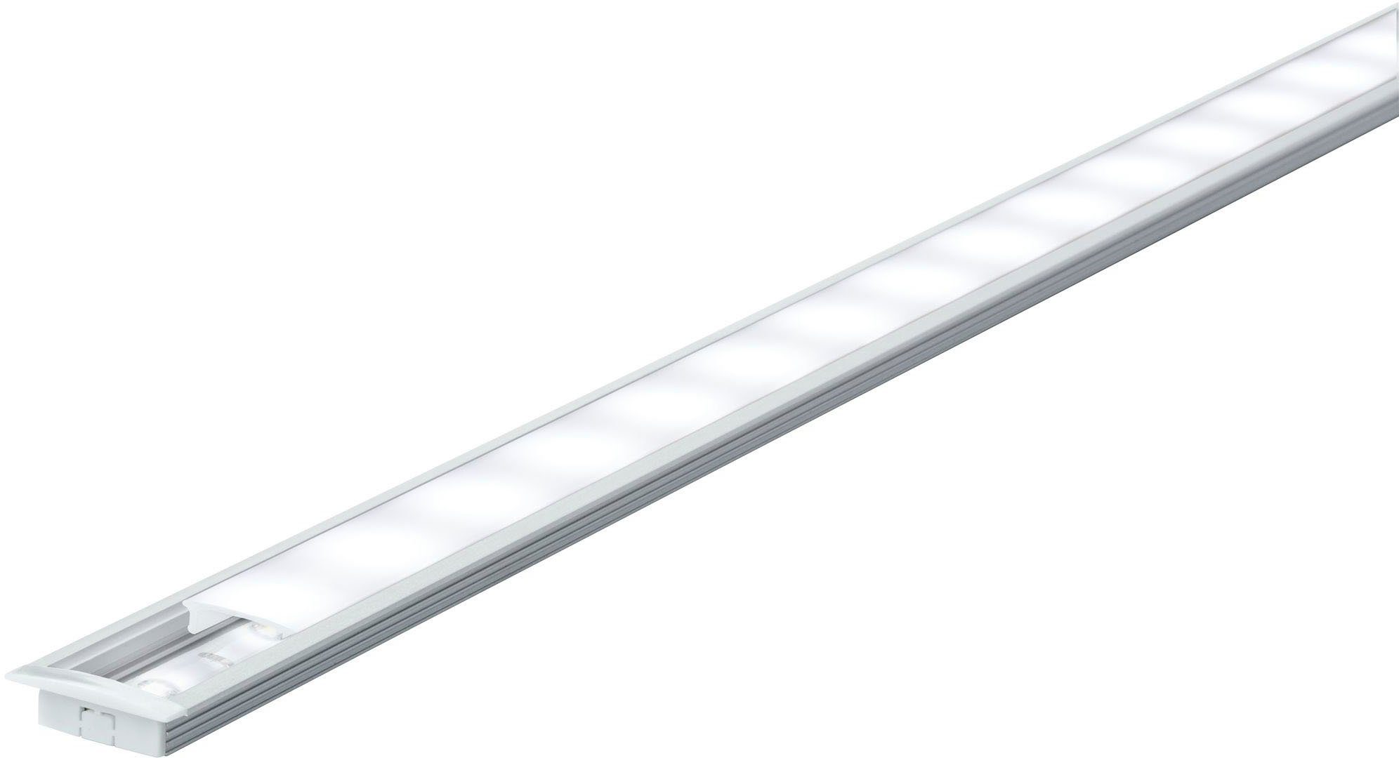 Paulmann Led-strepen Vloer Profiel met Diffuser 100cm Geanodiseerd Alu, Satin, Alu/Kunststof Alu (1 stuk)