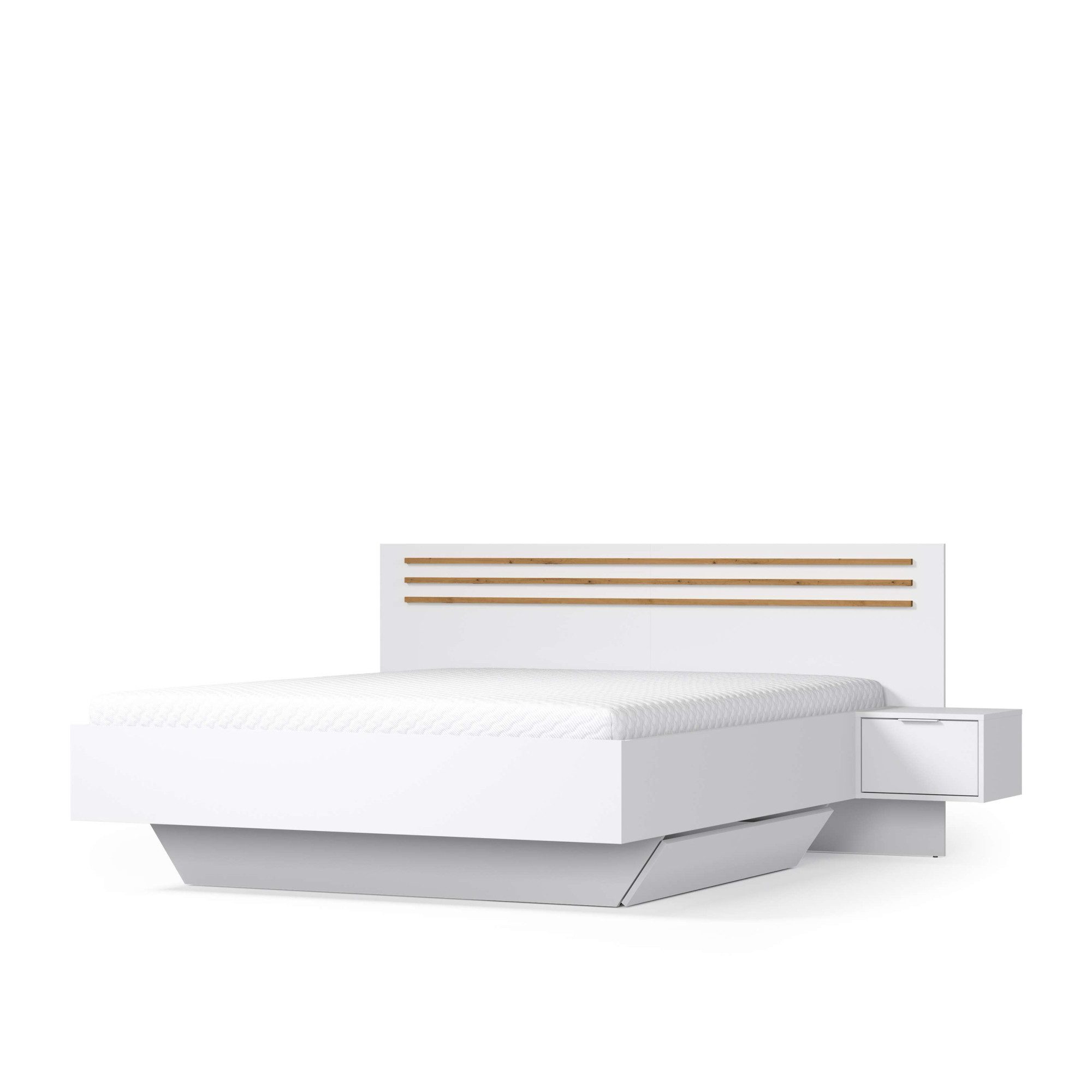 Home affaire Bed rame Calera met twee nachtkastjes (slaapoppervlak 180x200 cm) (set)