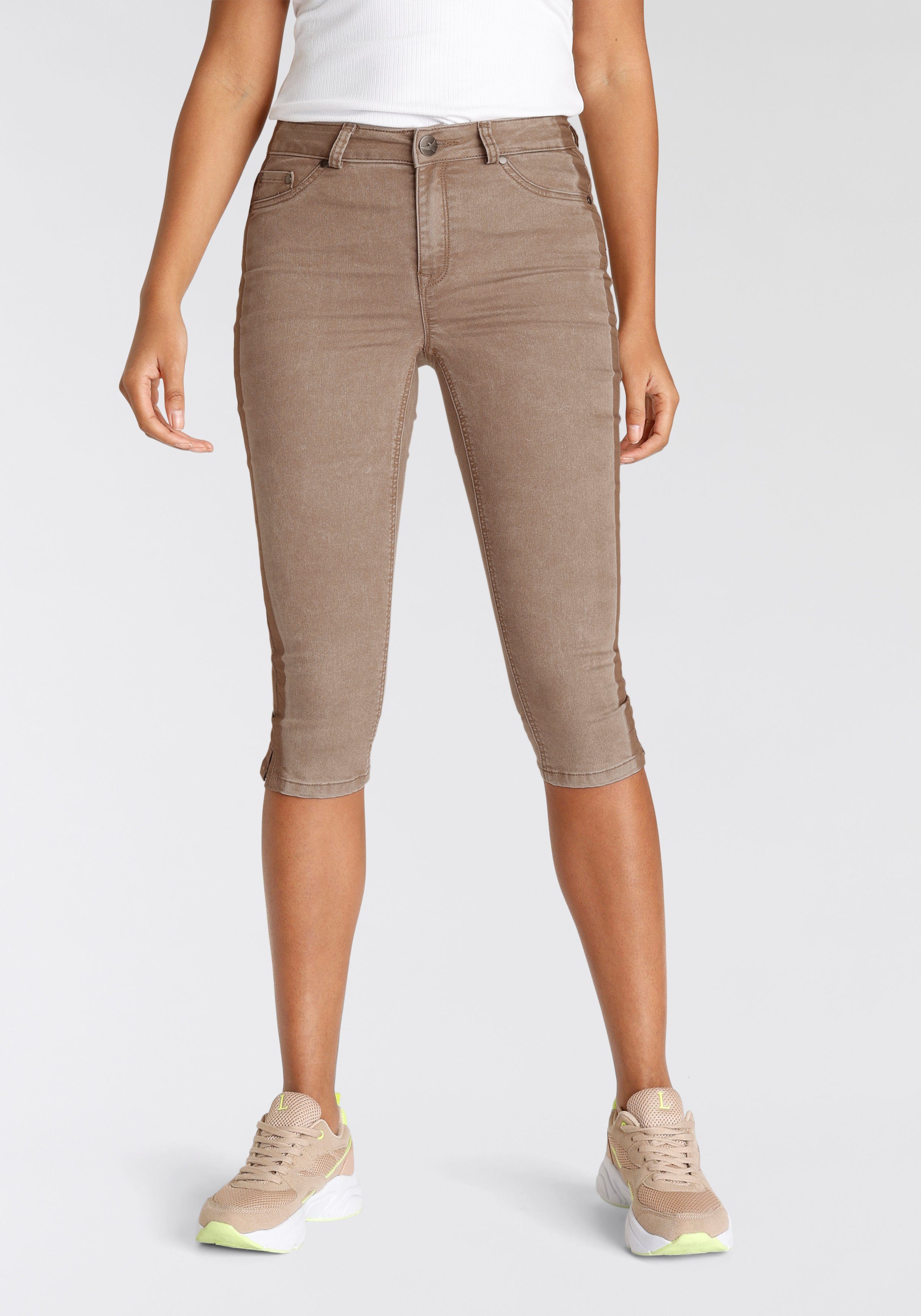 Arizona Capri jeans Ultra Stretch extra strakke pasvorm, knieomsluitende lengte, hoge taille