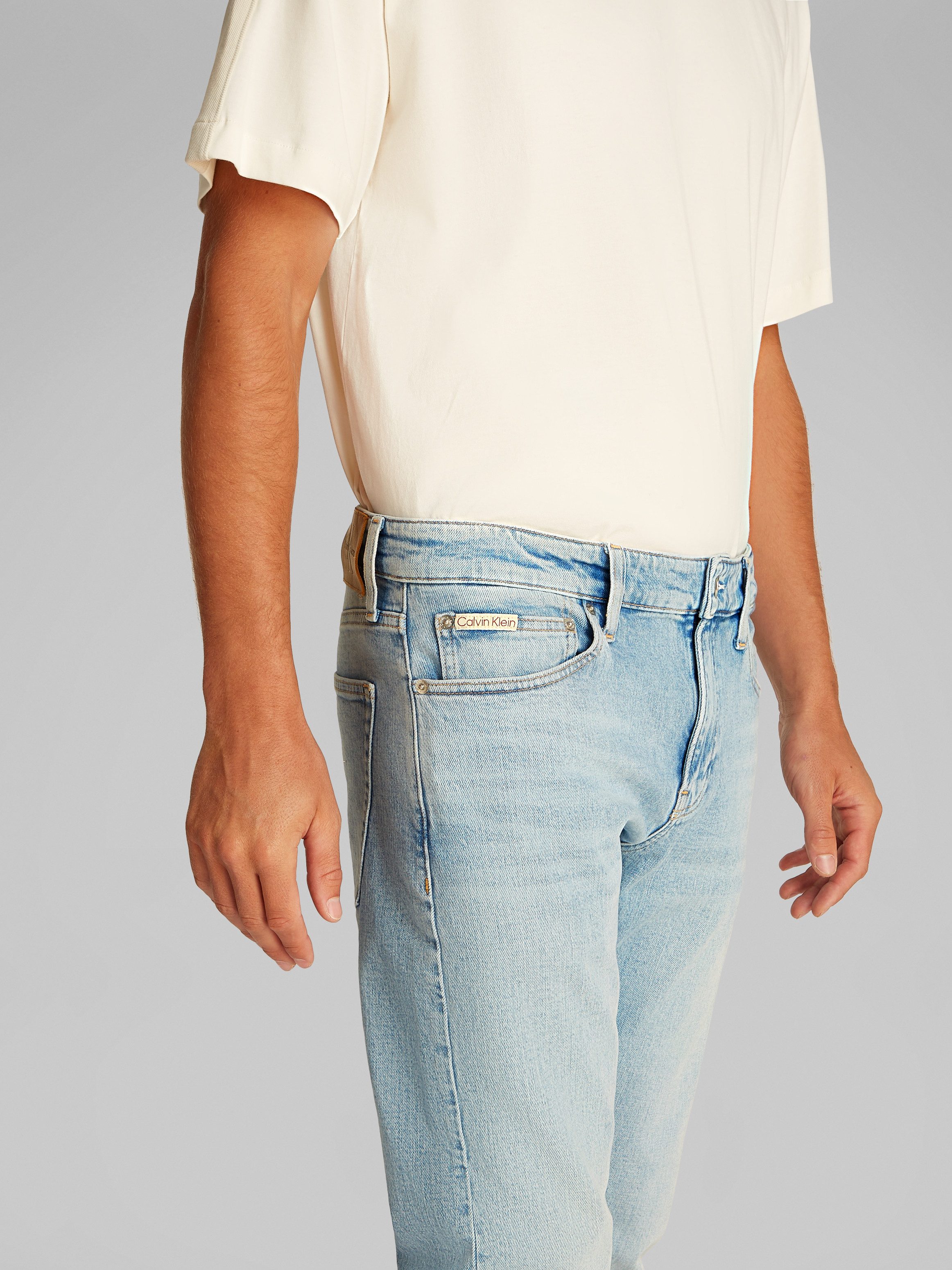 Calvin Klein Slim fit jeans SLIM met wassing