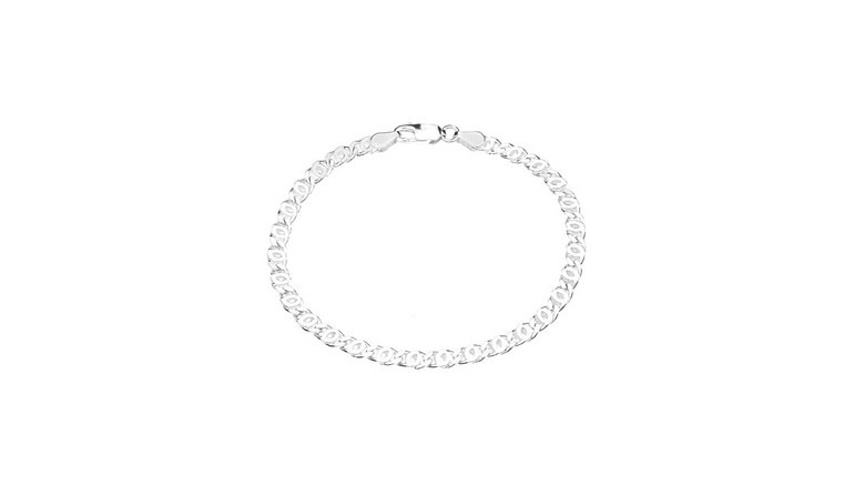 Firetti zilveren armband »in Rebhuhnaugenkettengliederung, 2-fach diamantiert, Glanz, 4,2 mm«
