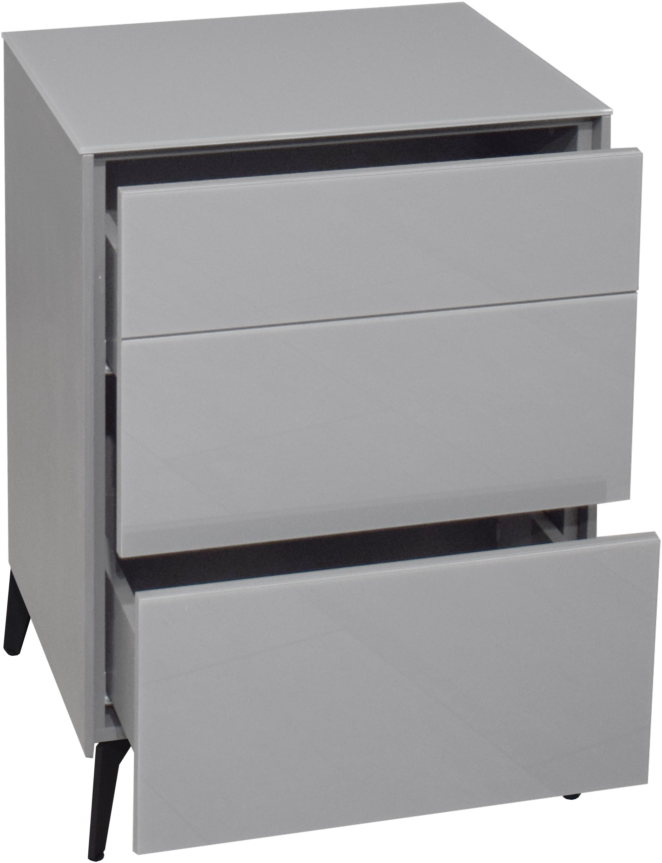 Mäusbacher Kast Imola BESTSELLER! Mäusbacher commode met glasfront en glazen bovenblad