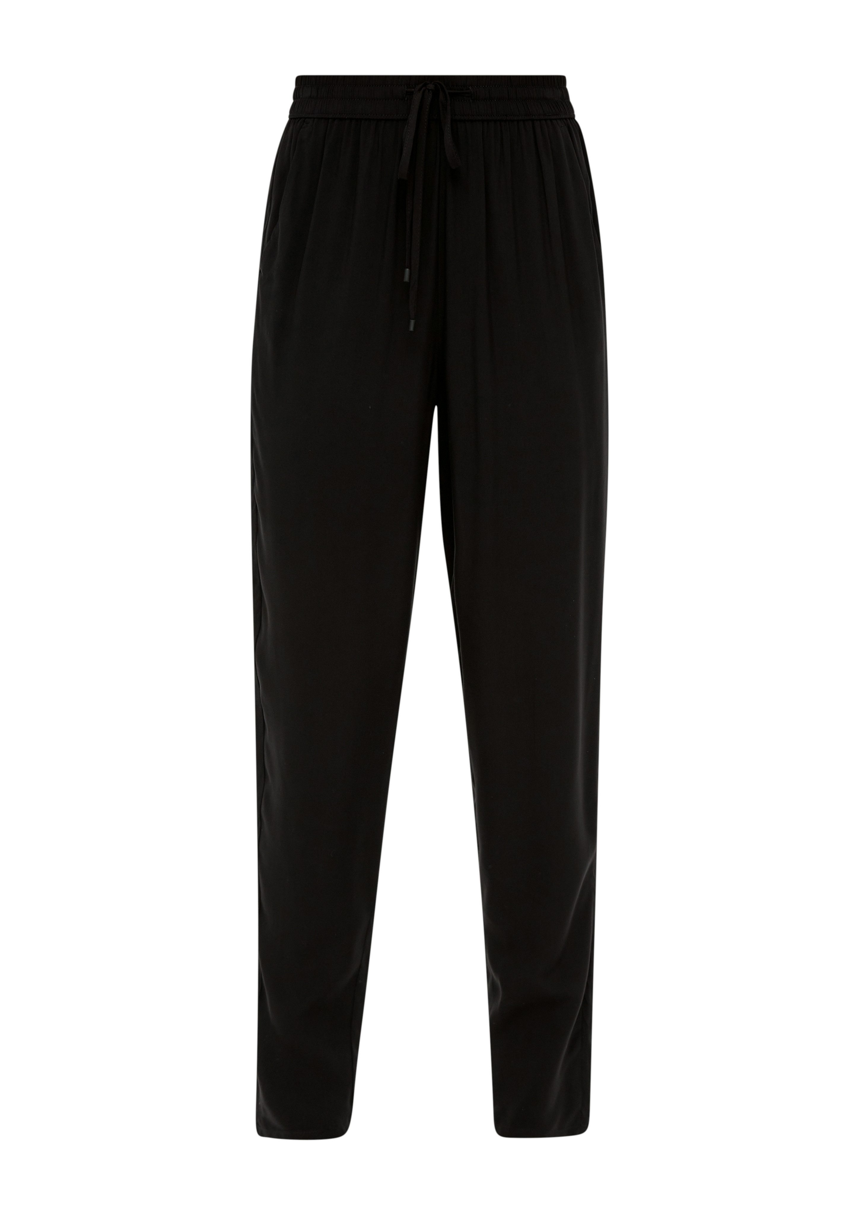 s.Oliver Joggingbroek met elastische band en strikbandjes