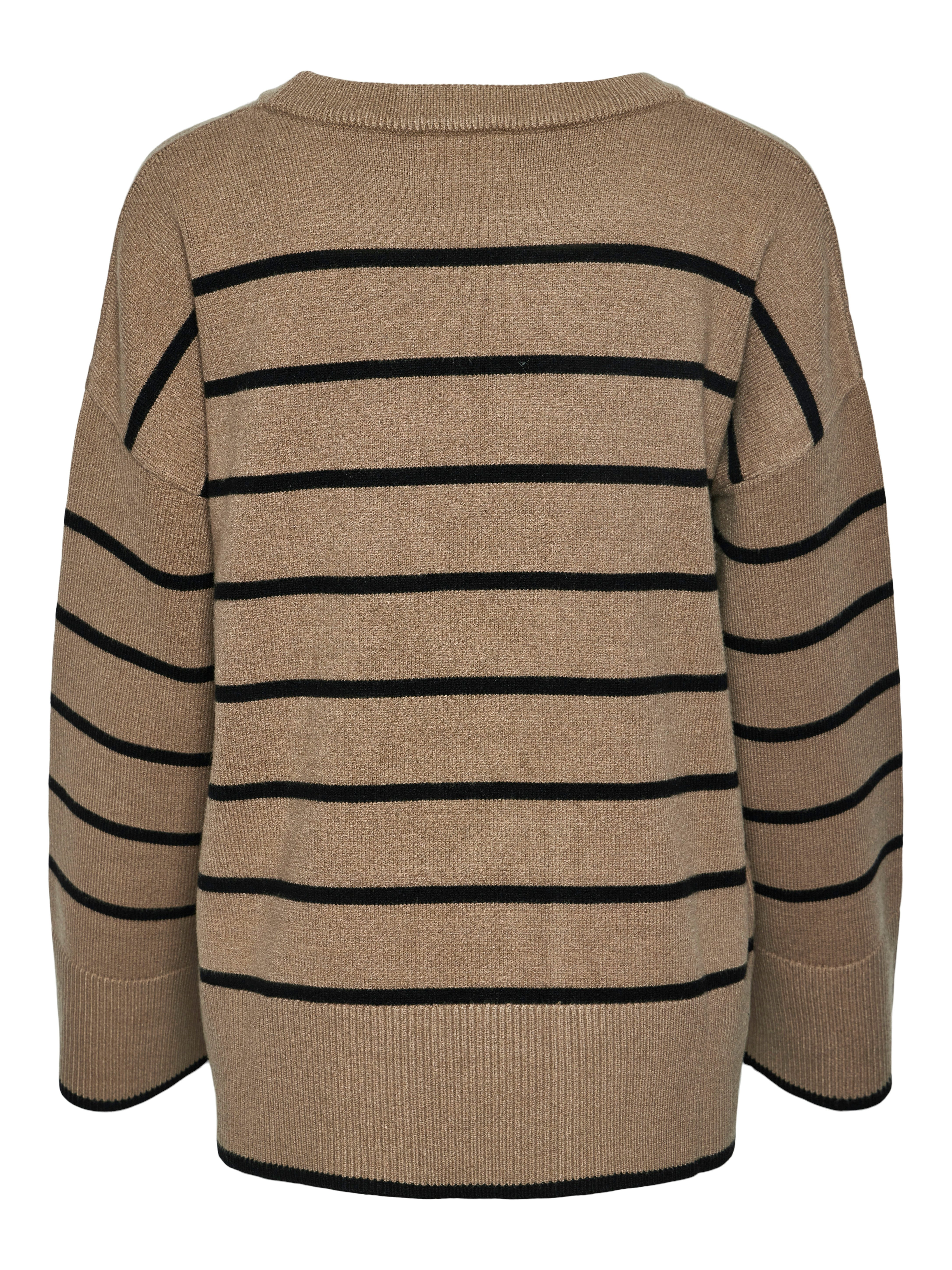 pieces Trui met ronde hals PCMATHILDE LS O-NECK KNIT NOOS BC