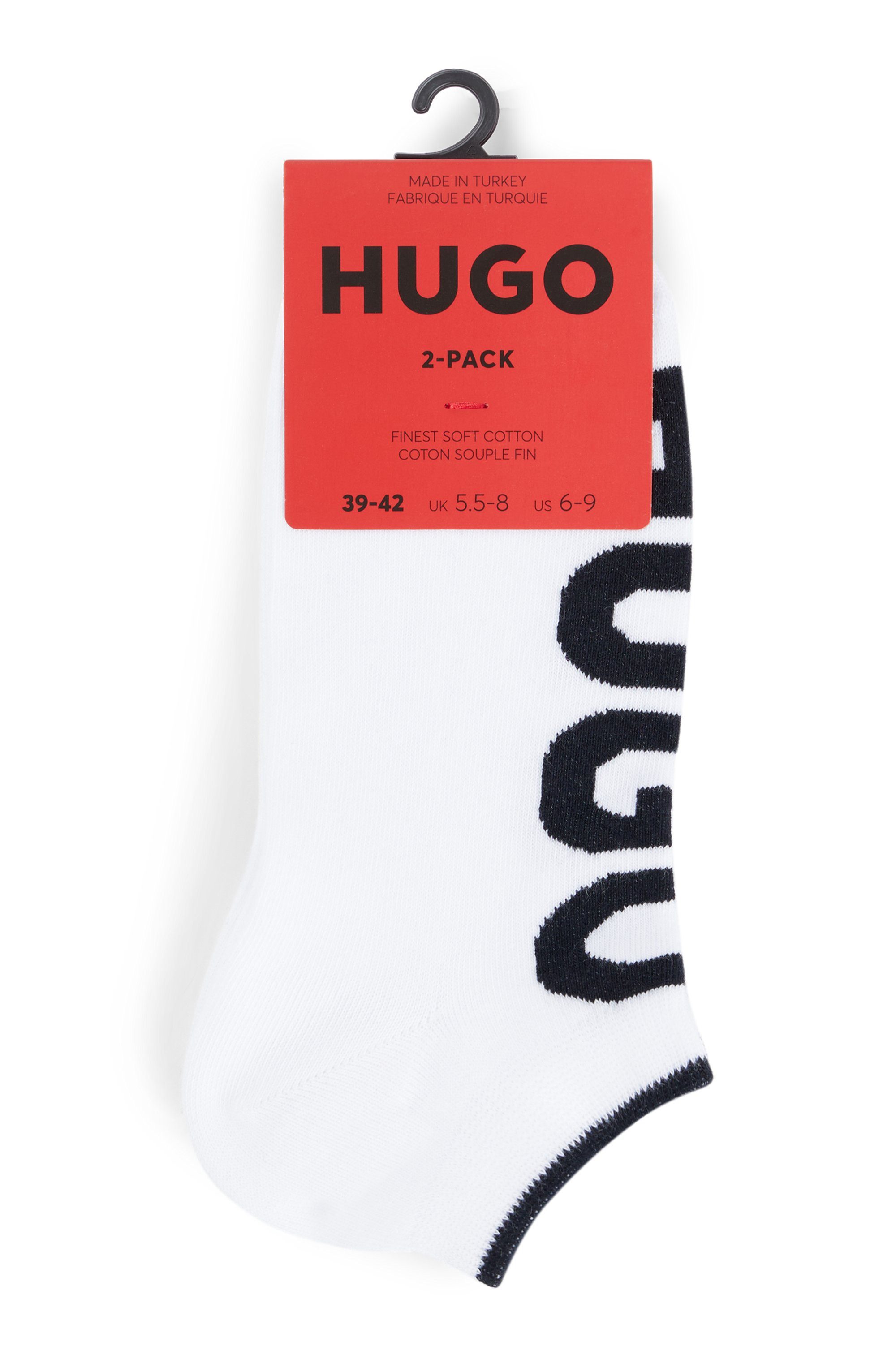 BOSS Business-sokken 2P AS Logo CC met groot hugo logo-opschrift (2 paar, Set van 2)