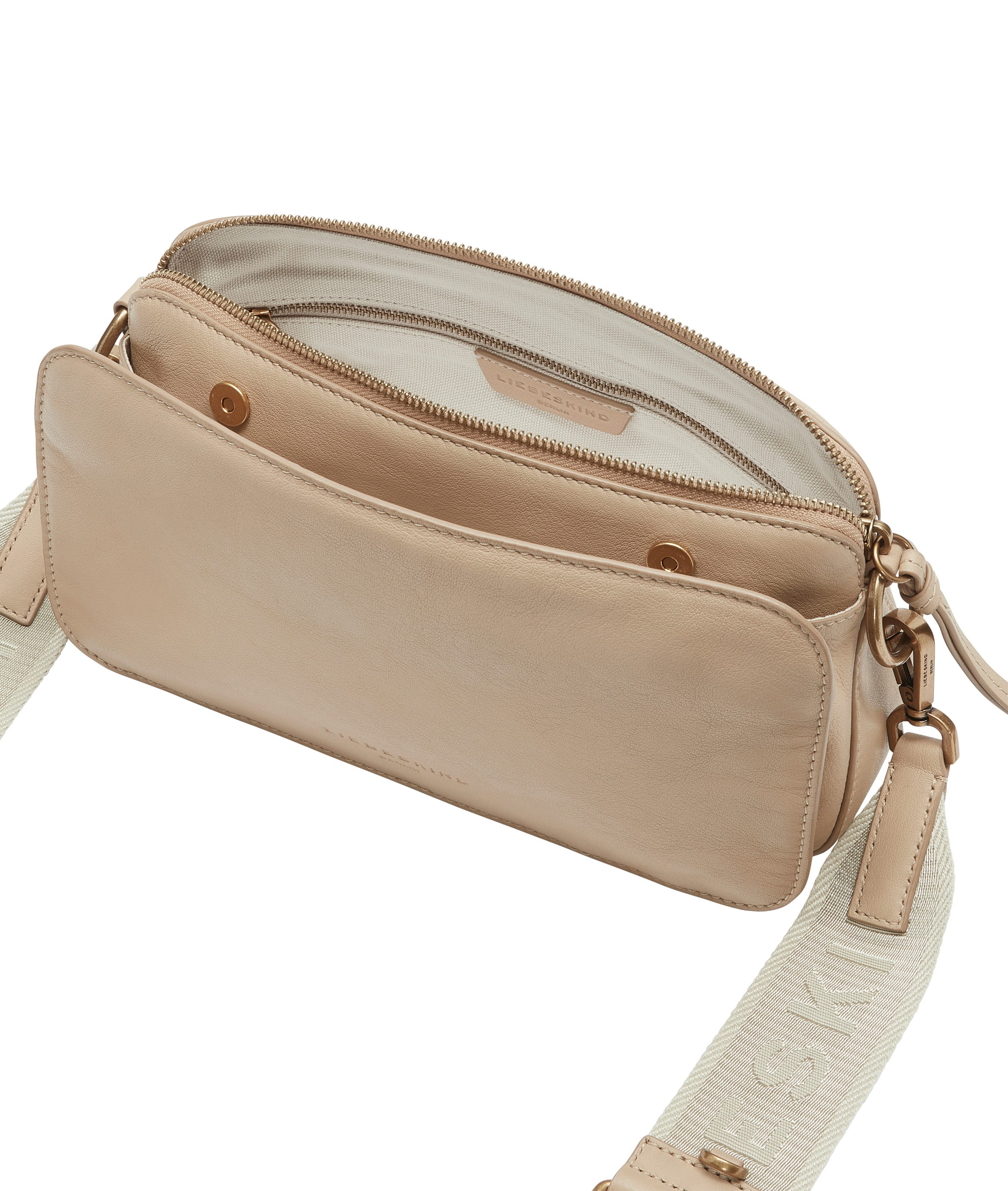 Liebeskind Berlin Schoudertas Crossbody CARRY OVER SHEEP NATURAL