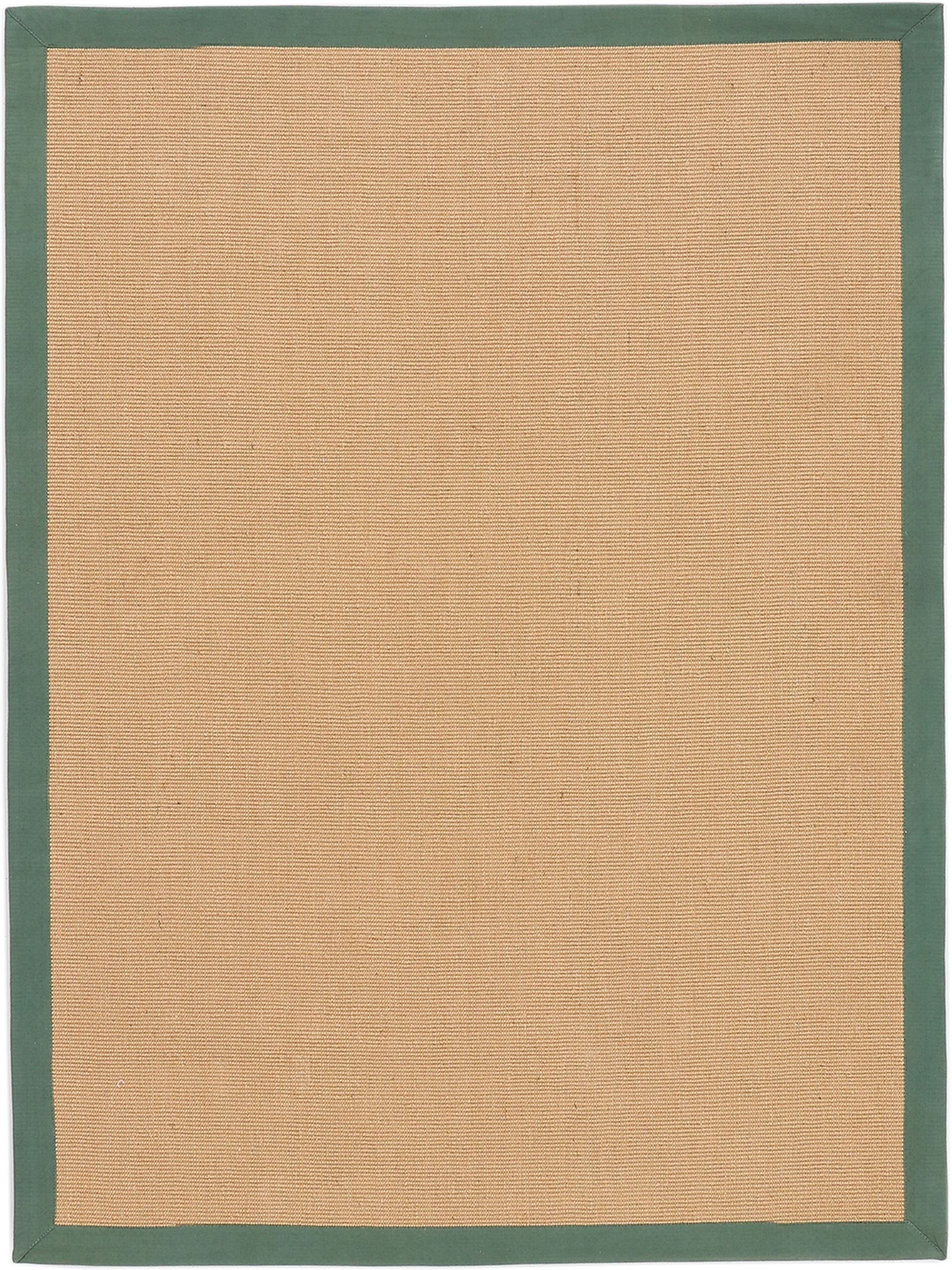 carpetfine Sisalkleed Sisal met gekleurd randdessin, antislip achterzijde