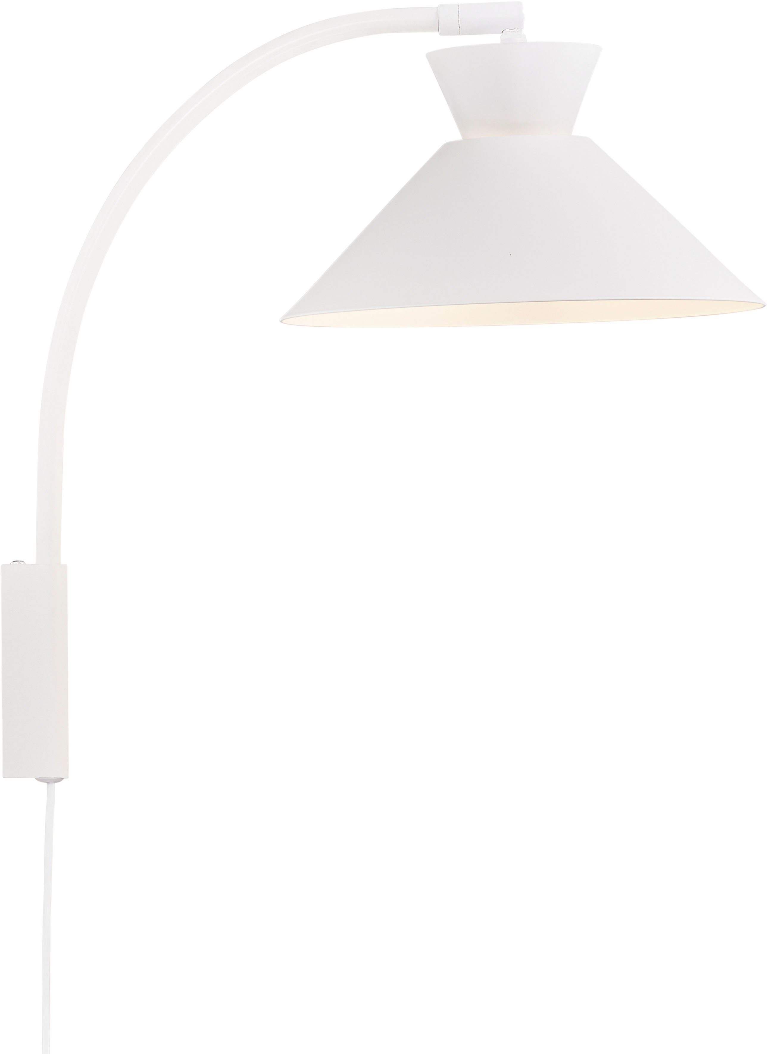 Nordlux Wandlamp Dial Noordse eenvoud met duidelijke lijnen, decoratief uplight-effect (1 stuk)