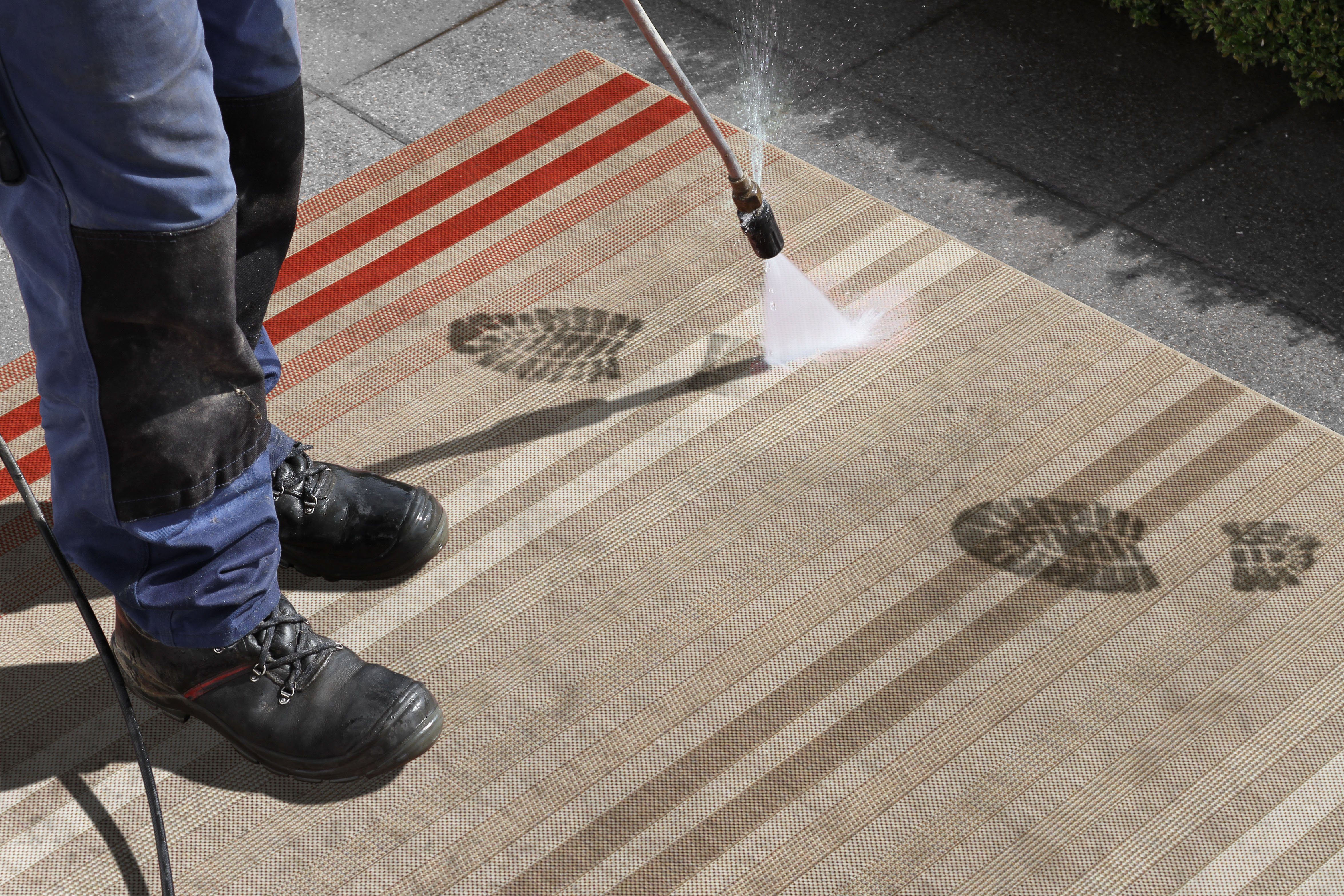 NORTHRUGS Vloerkleed Paros Streepdessin, robuust, gemakkelijk in onderhoud, platweefsel