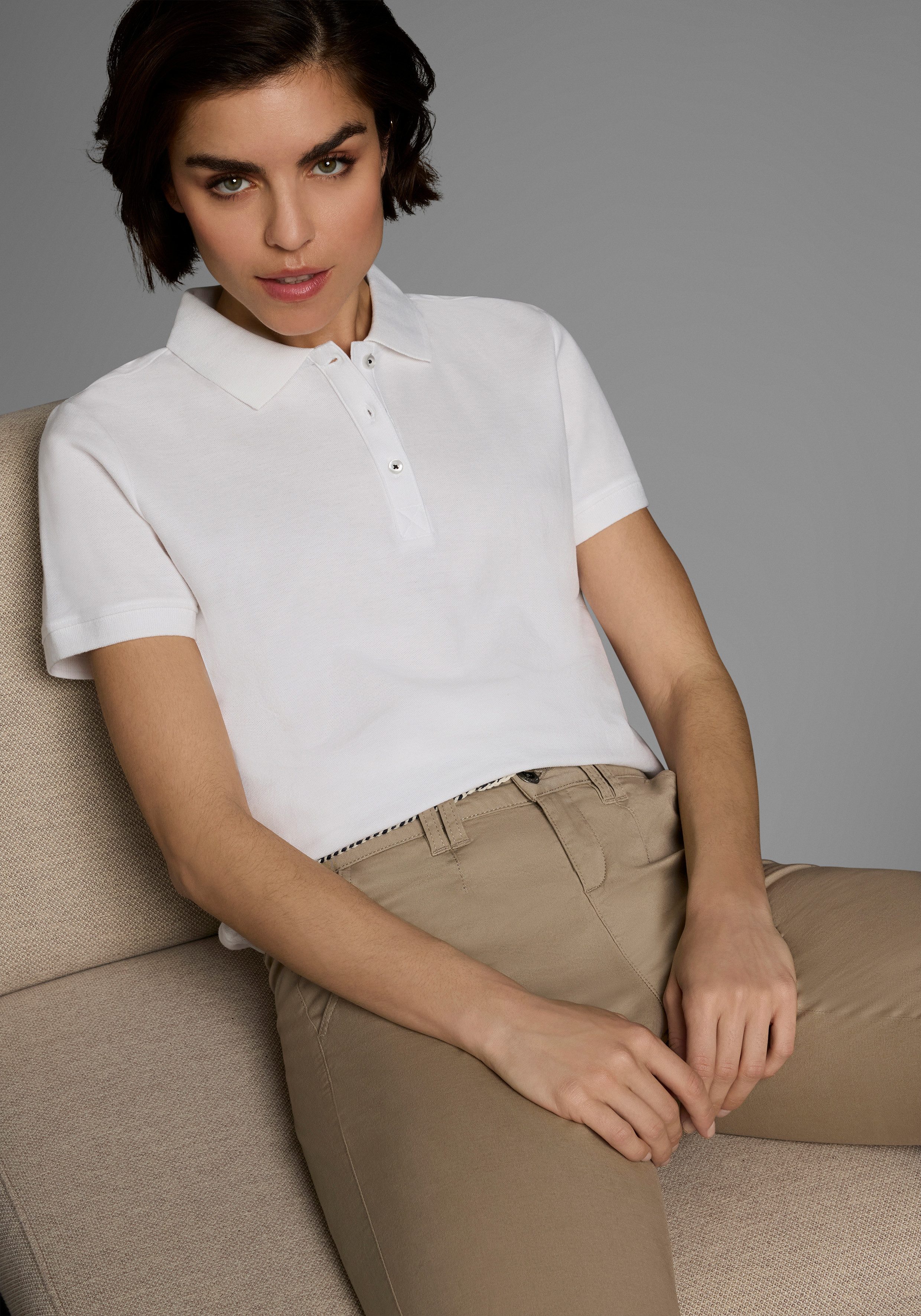 Eastwind Poloshirt Korte mouw, figuuraccentuerende snit, polokraag (2-delig, Set van 2)