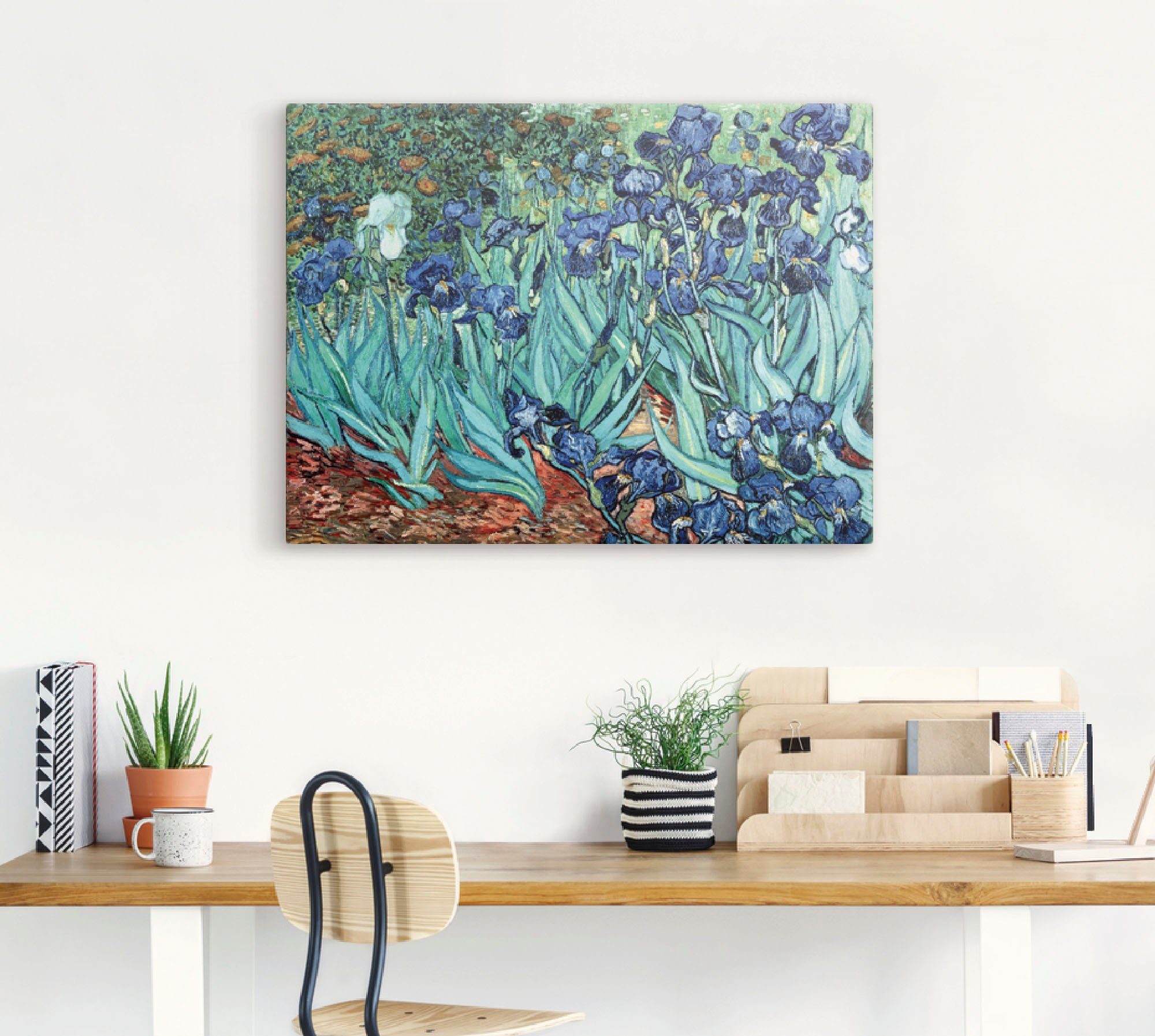 Artland Artprint op linnen Iris. 1889 gespannen op een spieraam