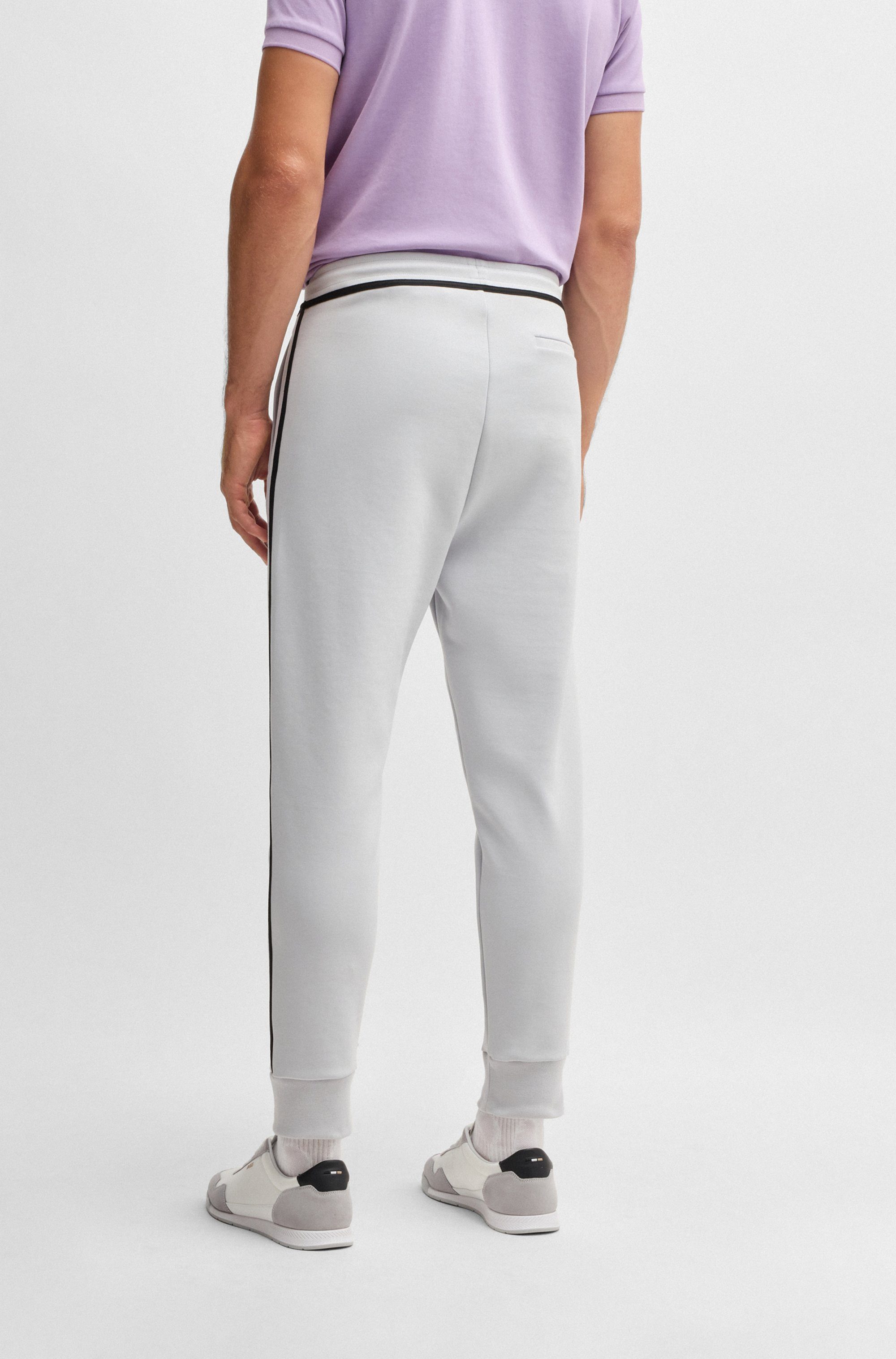 BOSS GREEN Joggingbroek Hadiko Tape met elastische taille