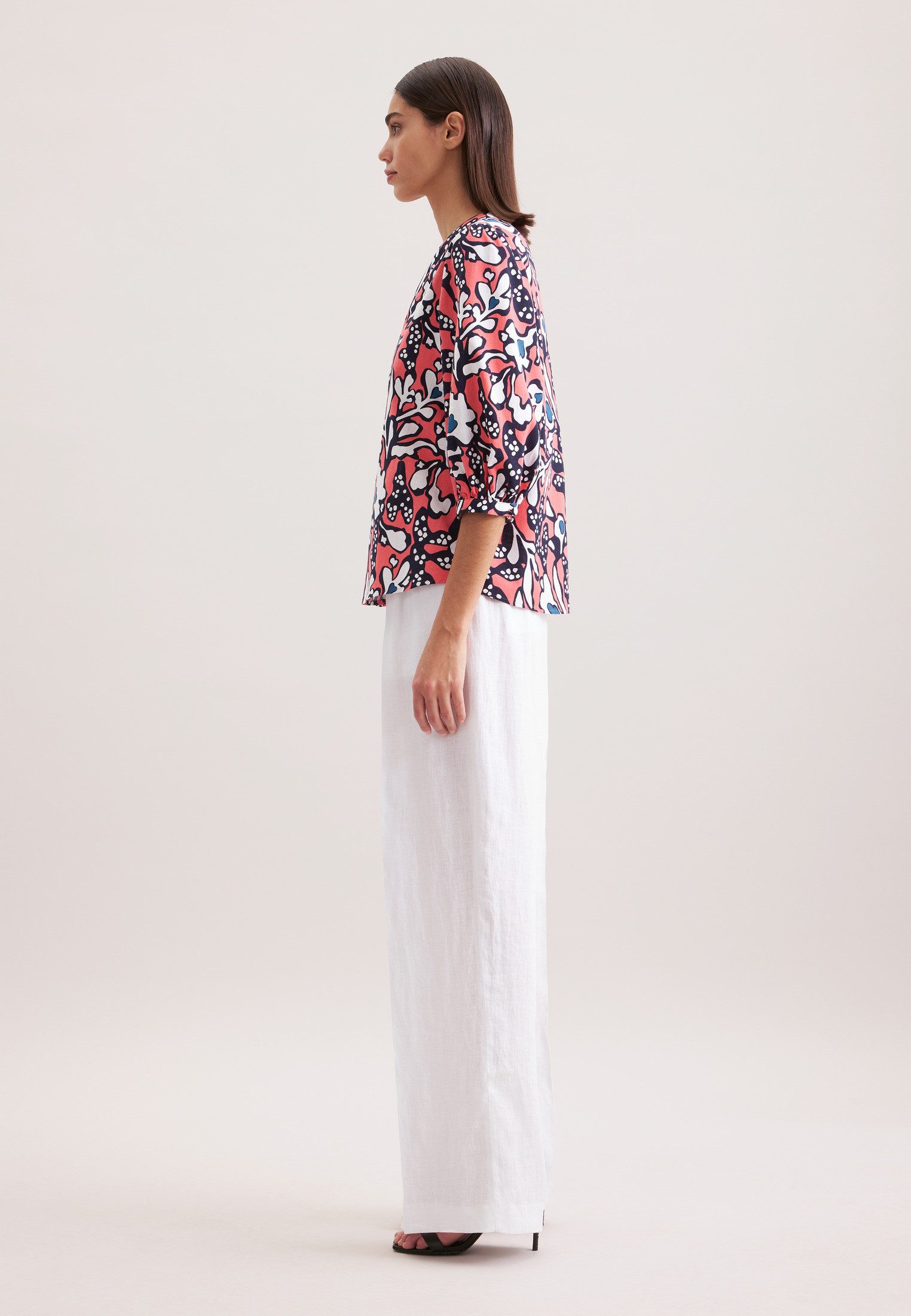 seidensticker Klassieke blouse Zwarte roos
