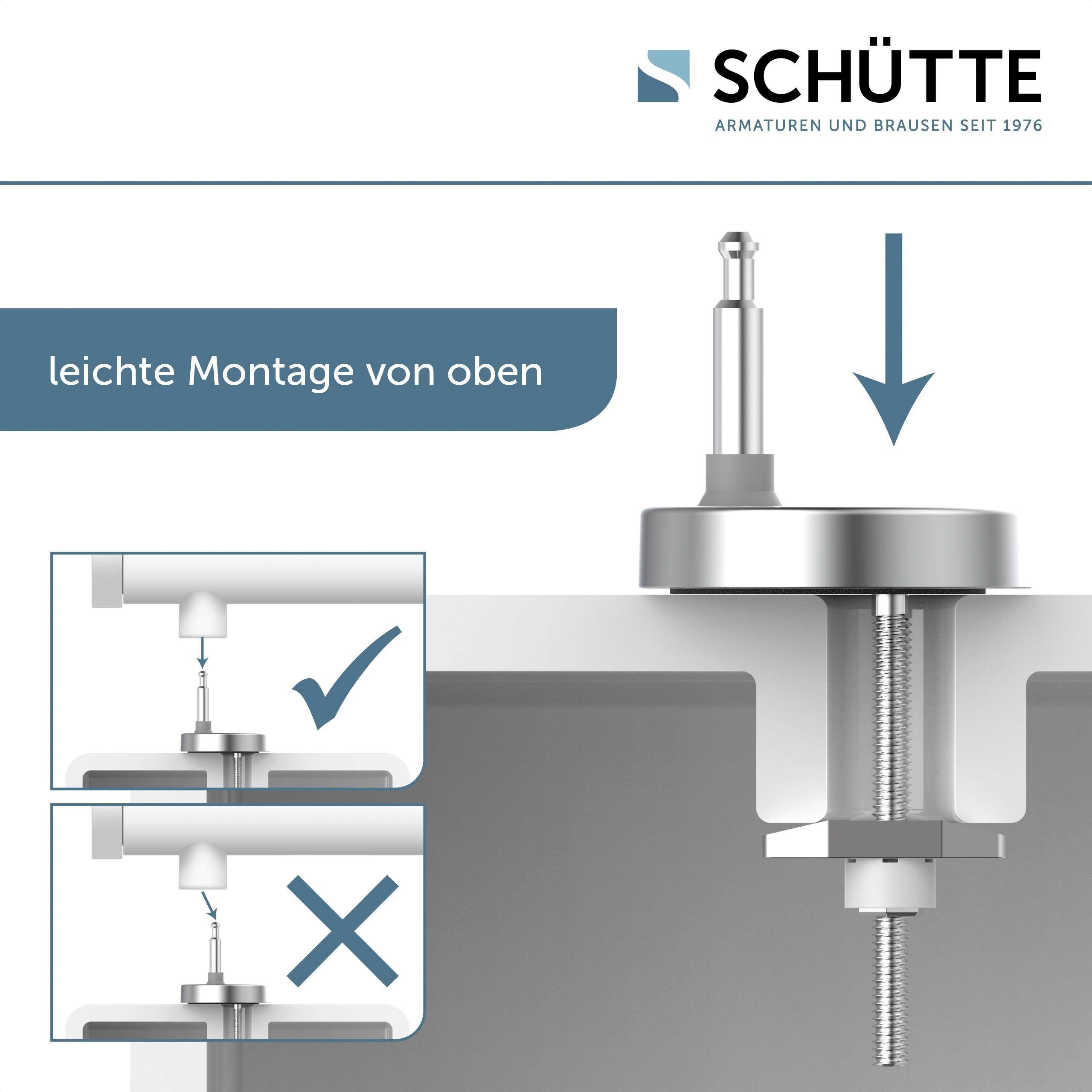 Schütte Toiletzitting Water Lily Duroplast, met softclosemechanisme en snelsluiting, High gloss