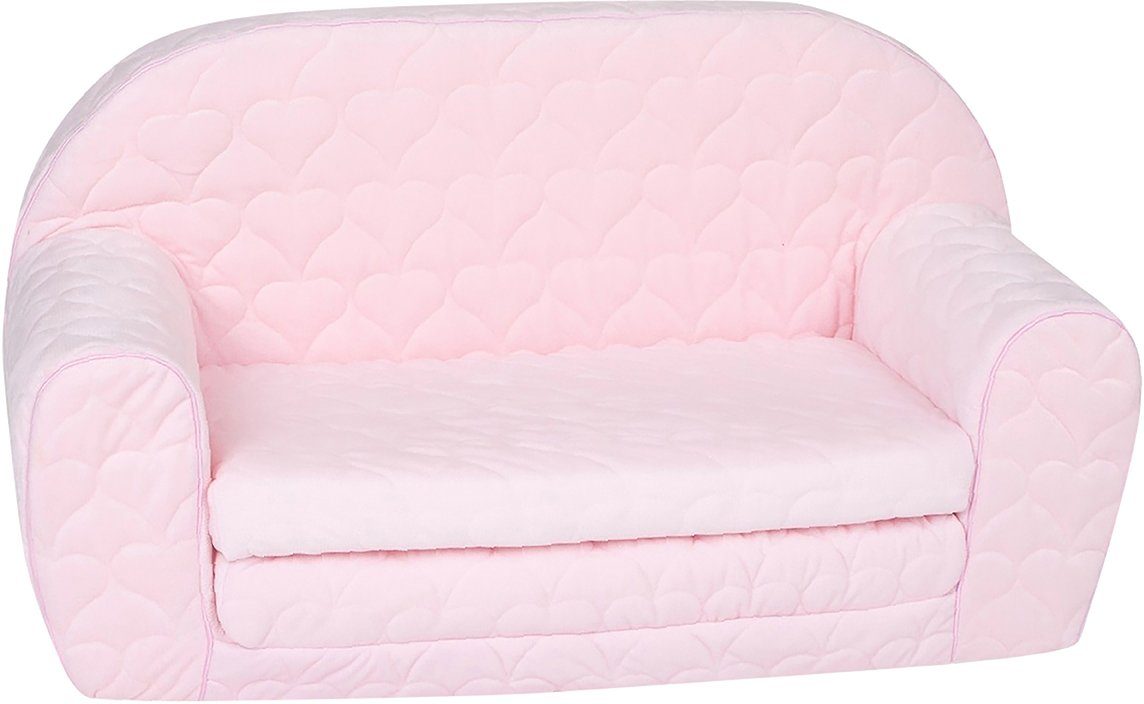 Knorrtoys® Bank Cosy, heart rose voor kinderen, made in europe