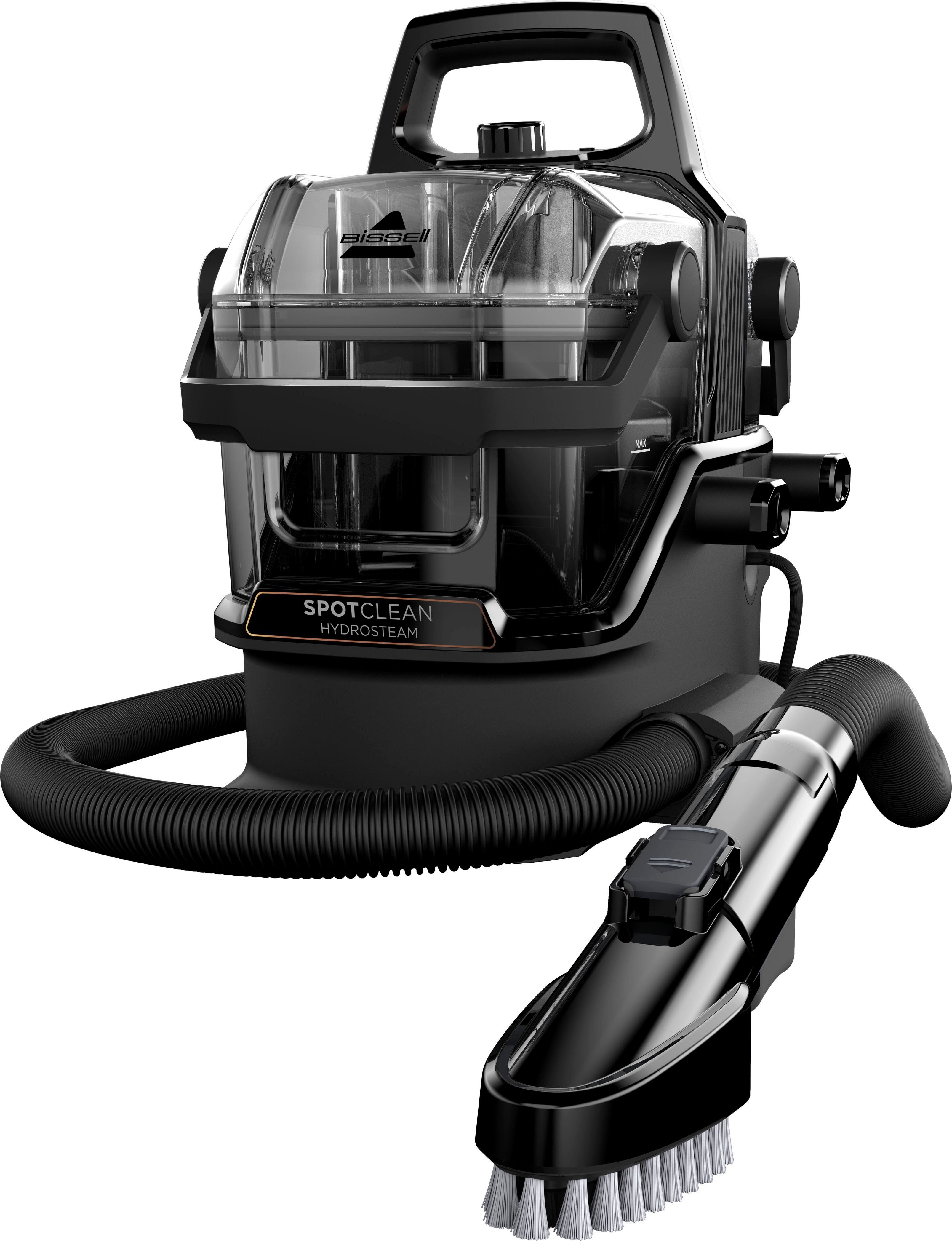 Bissell Waszuiger 3697N, SpotClean® HydroSteam™ Select, met stoom, dual-tank 15kpa, reinigt vlekken op tapijt, bekleding, trap, autostoel, tegel