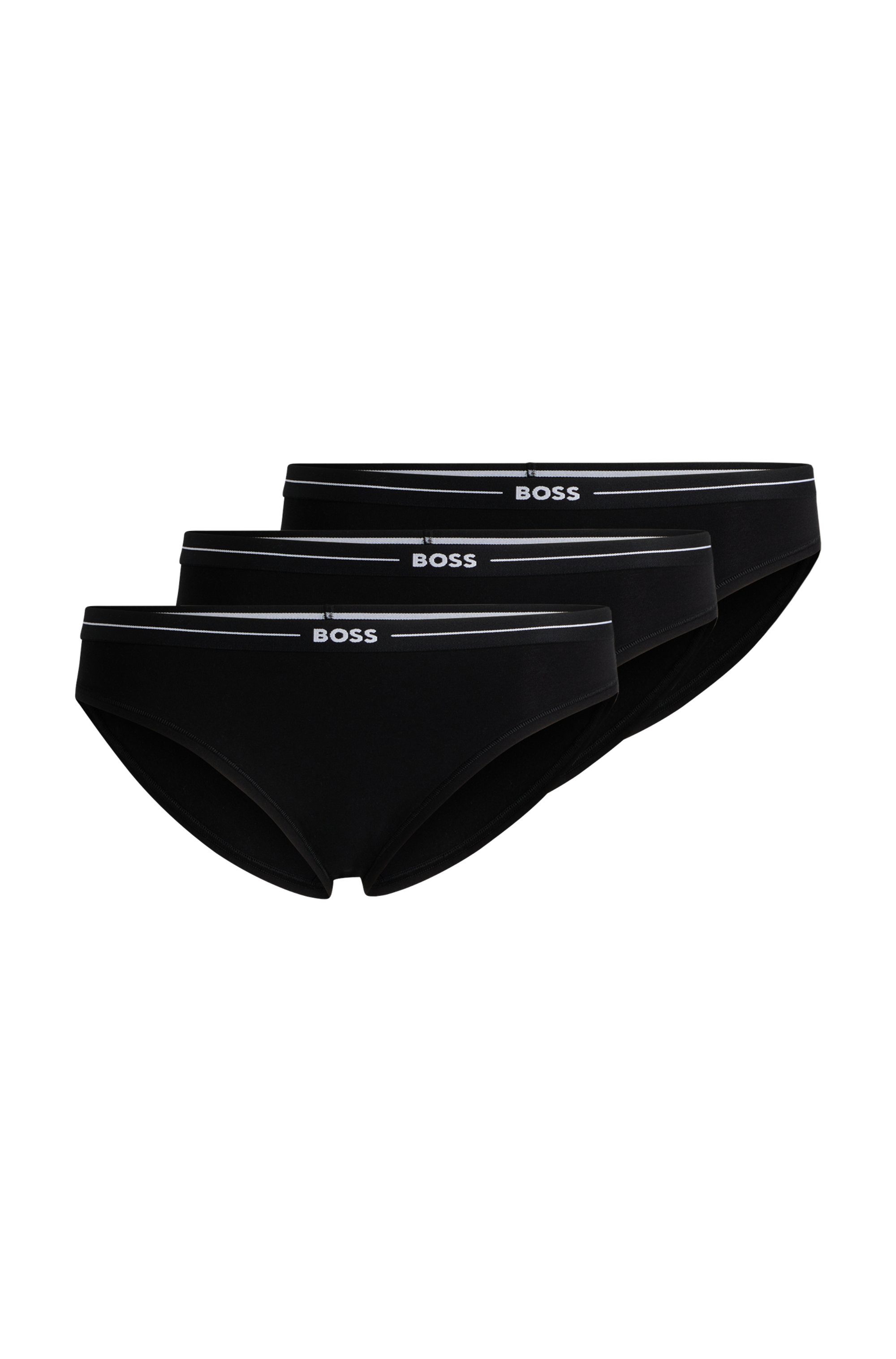 BOSS Slip 3P BRIEF met elastische logoband (3 stuks)