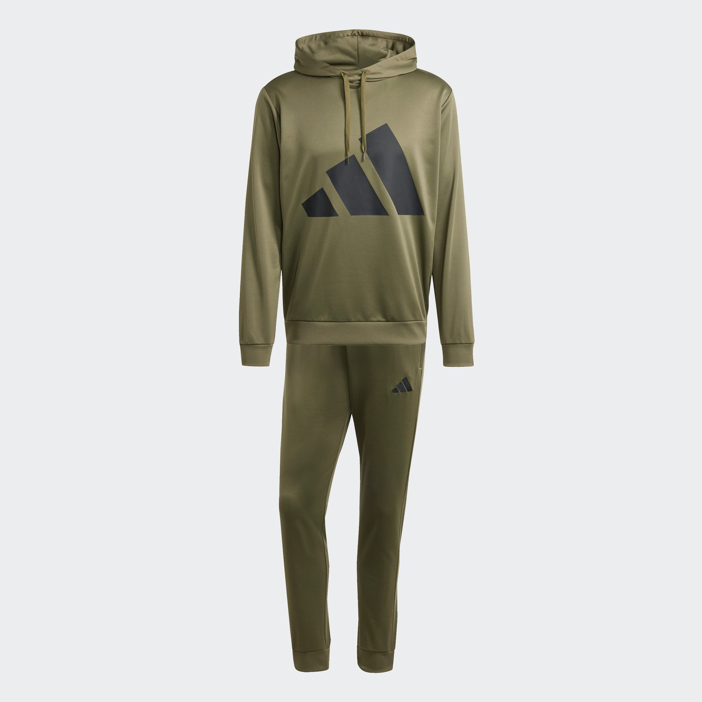adidas Sportswear Trainingspak M BL FT HD TS van zacht french-terry materiaal, hoodie (2-delig)