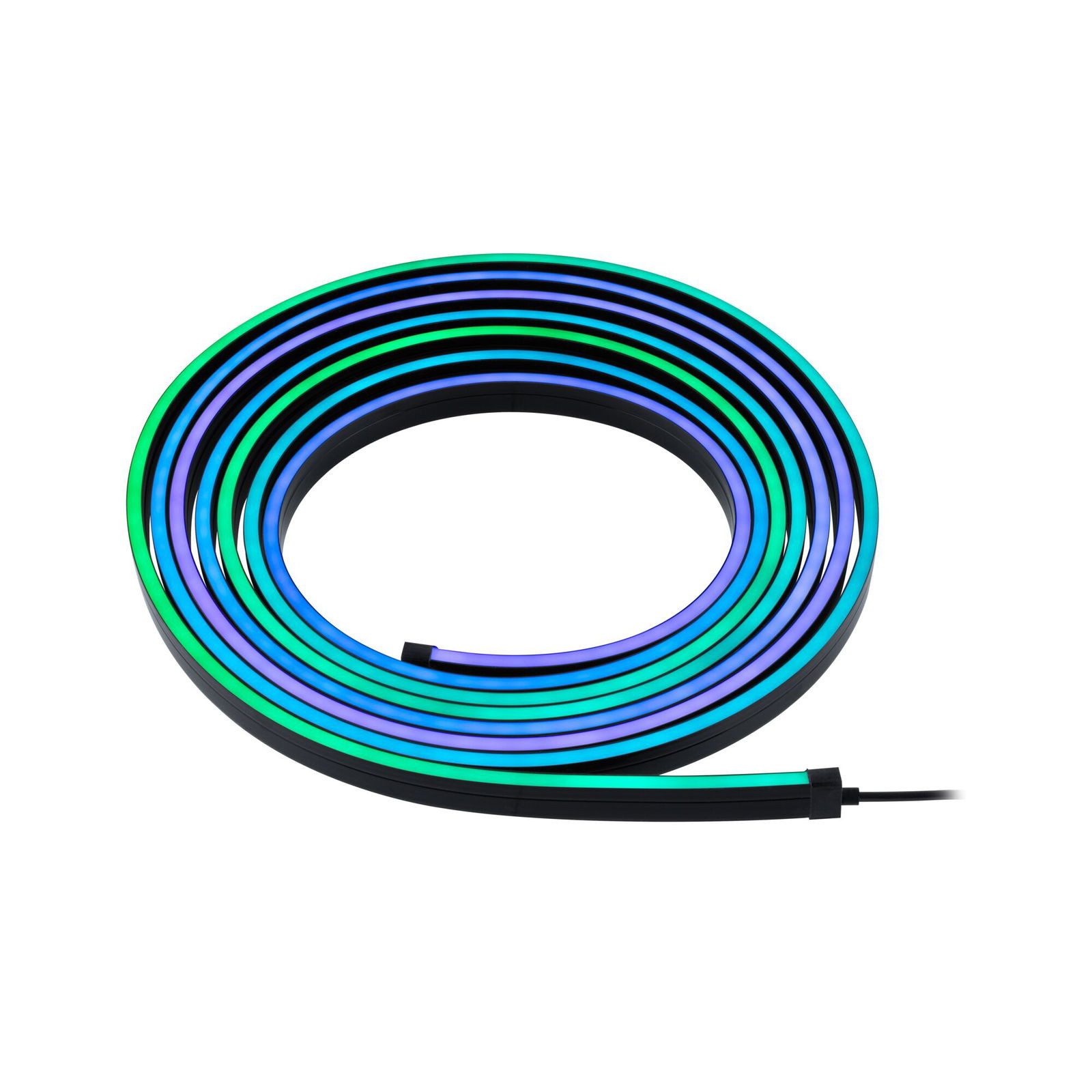 Paulmann Led-lichtslang Entertain LED slang zwart neon RGB+ Kleurwisselaar & kleurregeling & dimmer (1 stuk)